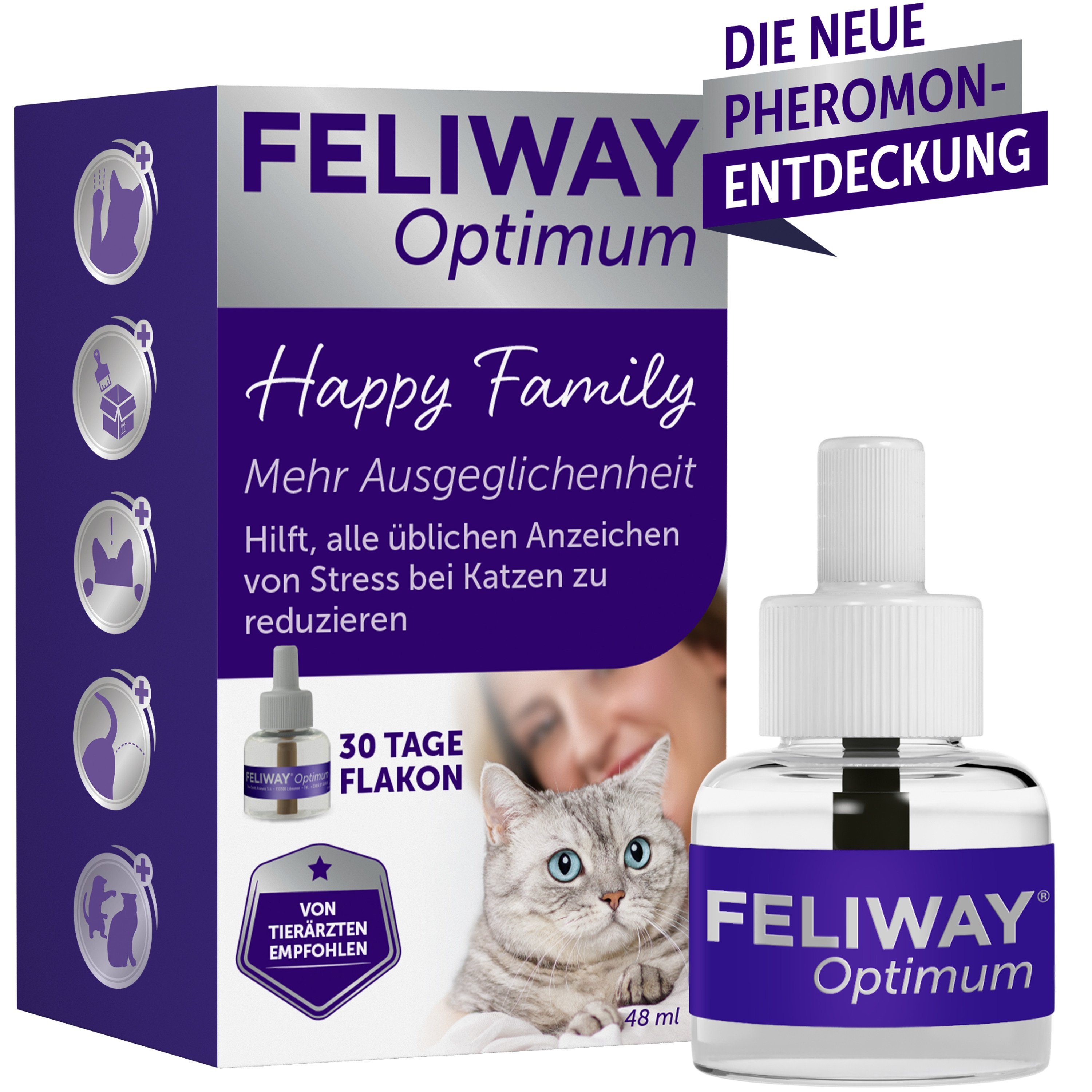 Feliway Katzenstreu FELIWAY® Optimum Nachfüllflakon 48ml