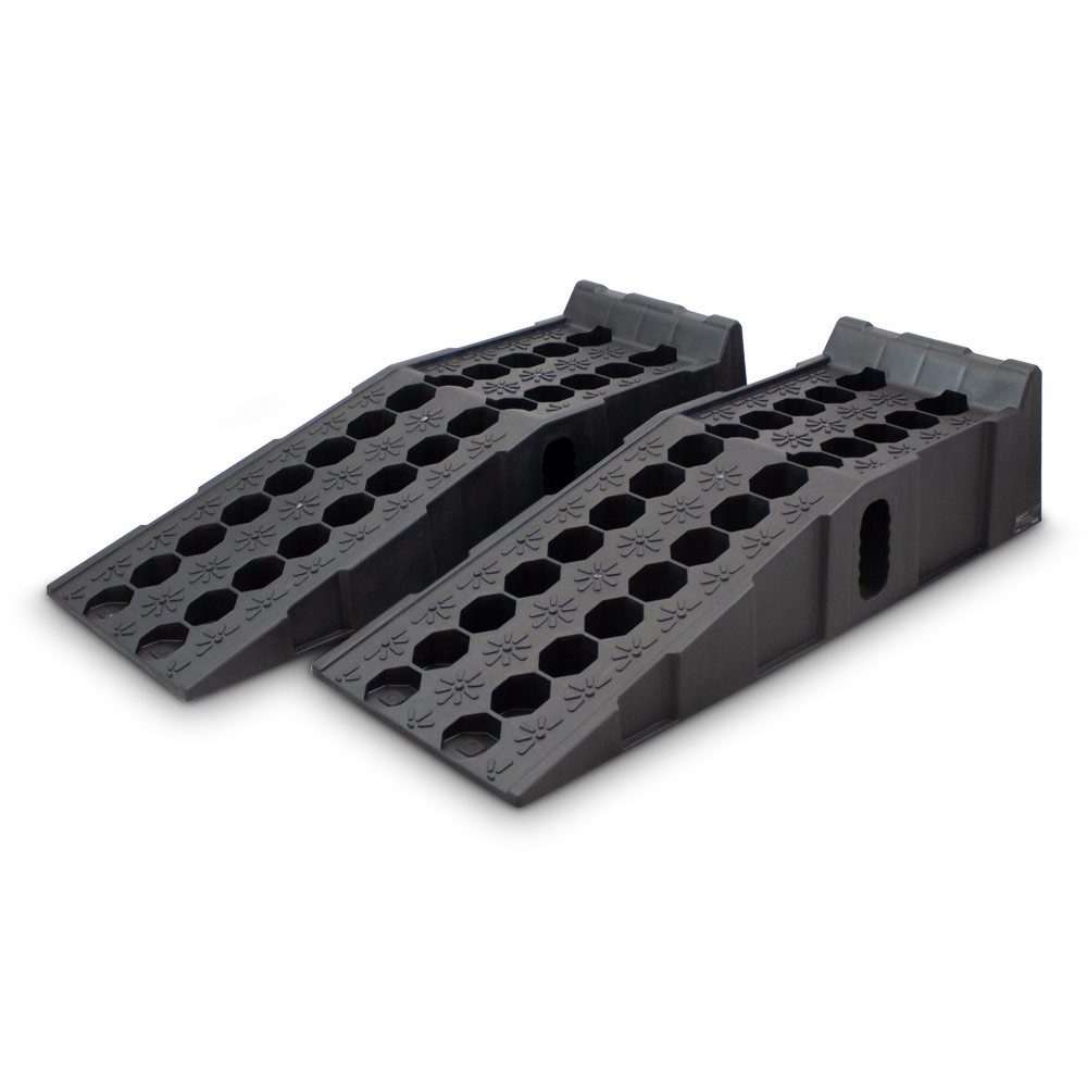 Bituxx Auffahrrampe 1 Paar Auffahrrampen 265mm bis 7T (Set, 2-St., MS-19080), Auffahrhöhe 18cm, max. Reifenbreite 265mm