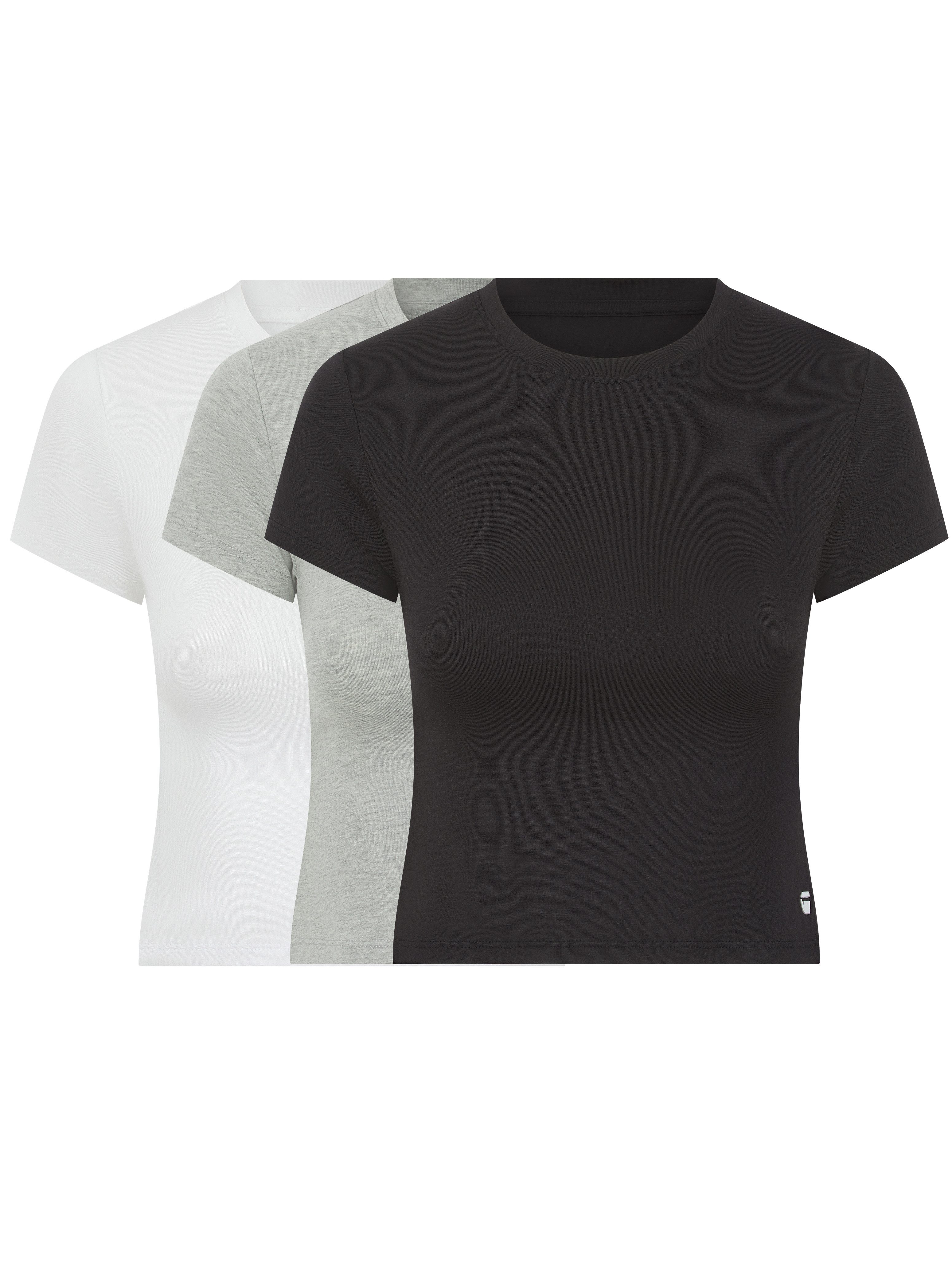 G-STAR T-Shirt SERPENTINE, 3 PACK BABY TEES (Packung, 3-tlg) mit Rundhals, figurbetont