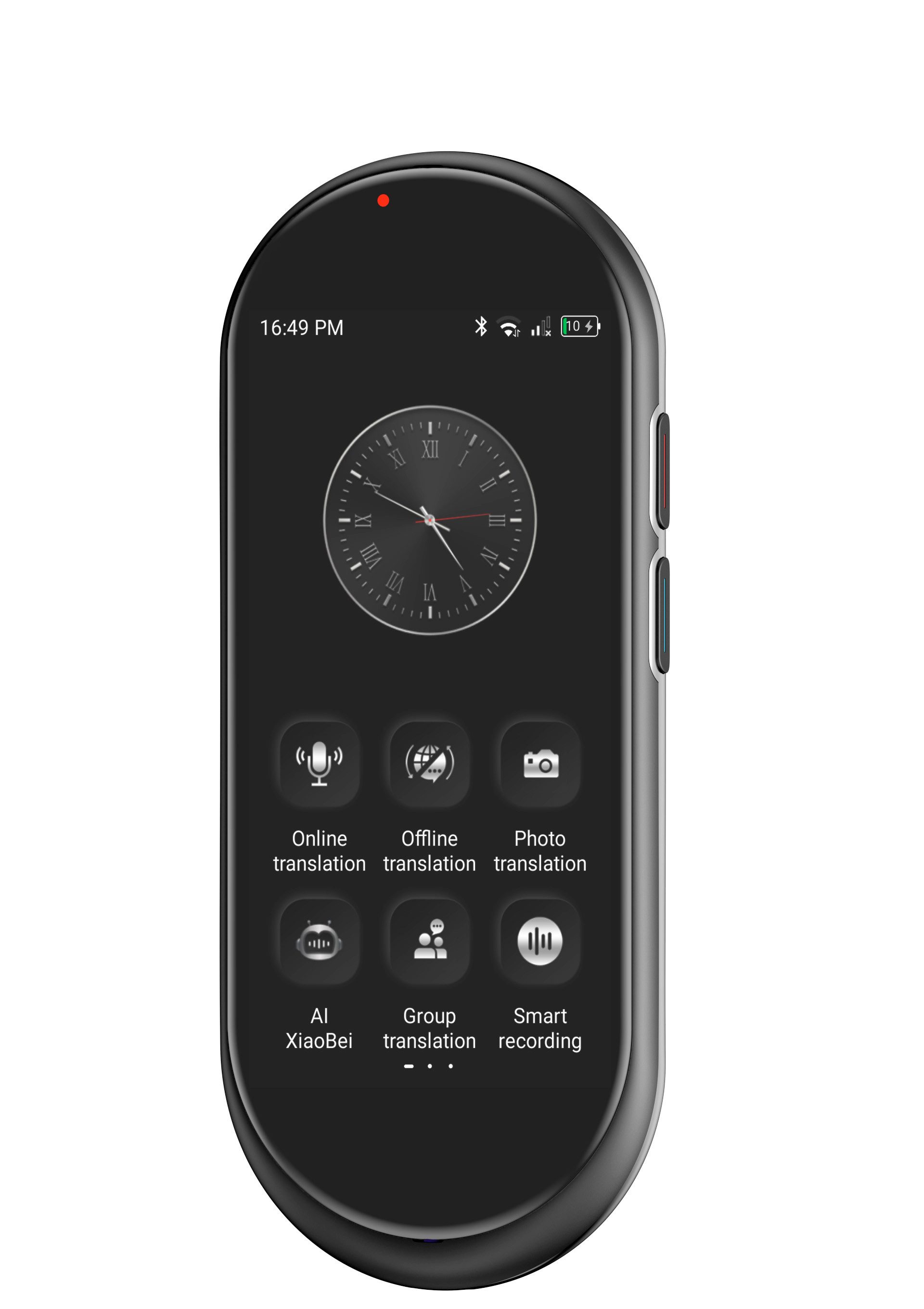 Maxcom Голосовой компьютер MT100 – KI-Übersetzer mit 4,1″ Touchscreen, 139 Sprachen, ChatGPT-Funktion