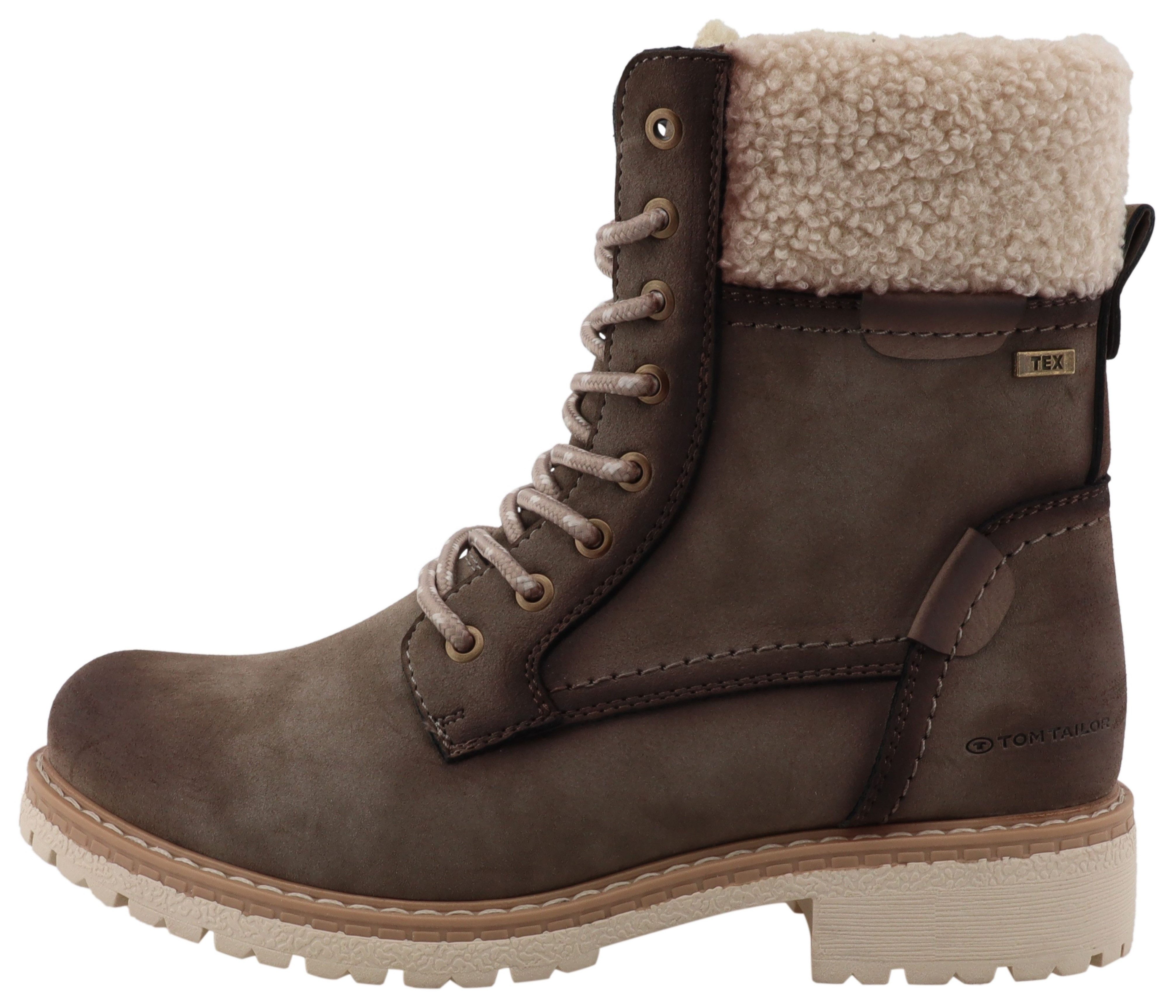 TOM TAILOR Winterboots Workerboots, Hiking Boot mit Blockabsatz