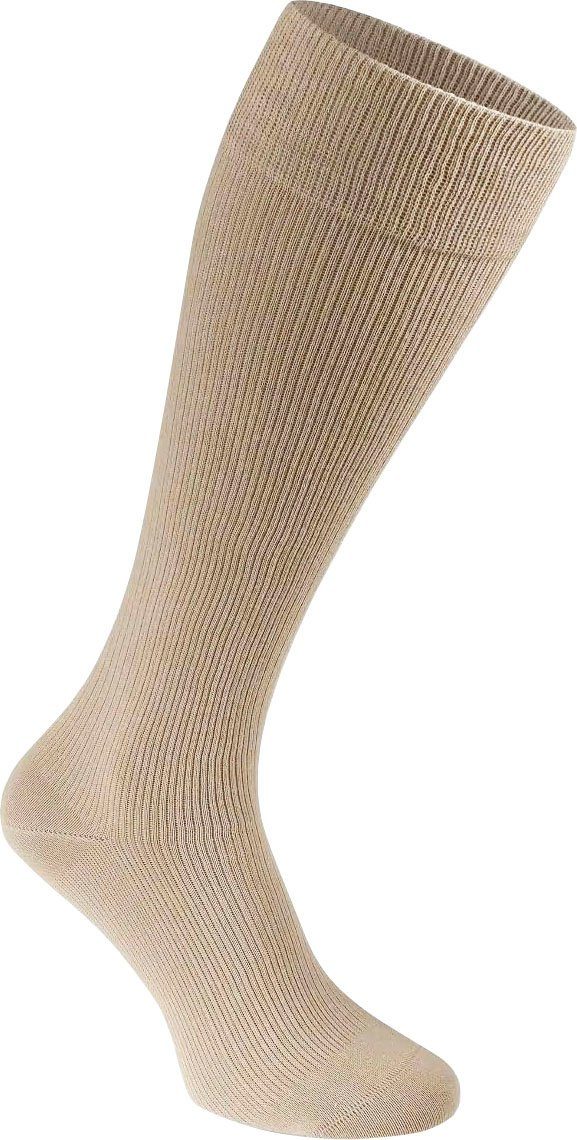 Fußgut Stützkniestrümpfe Vital- und Reisestrümpfe (3-Paar) Baumwollmischung, Stützfunktion, Vitalisierend, gute Passform