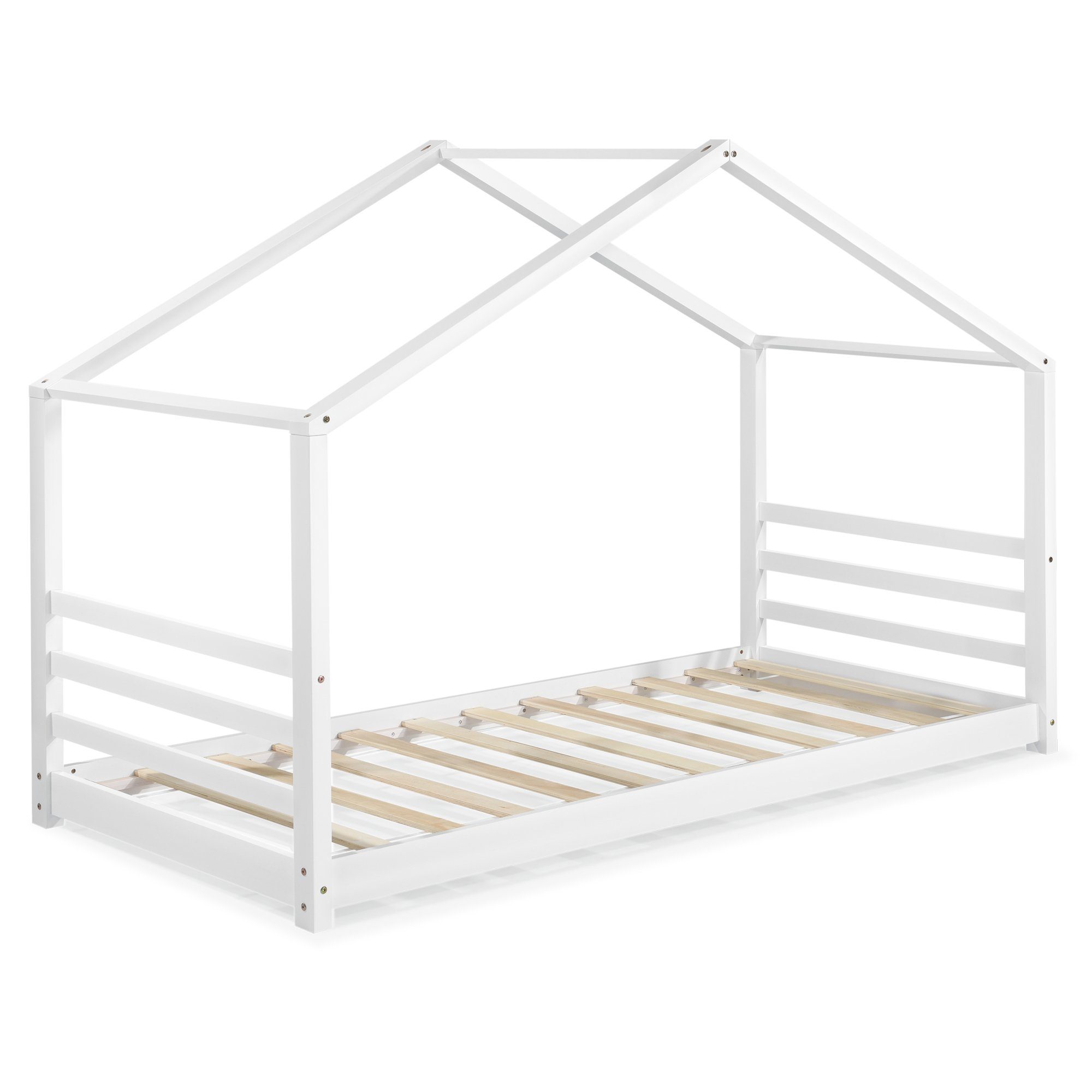 en.casa Kinderbett, »Vardø« Hausbett 90x200cm Kiefernholz günstig online kaufen