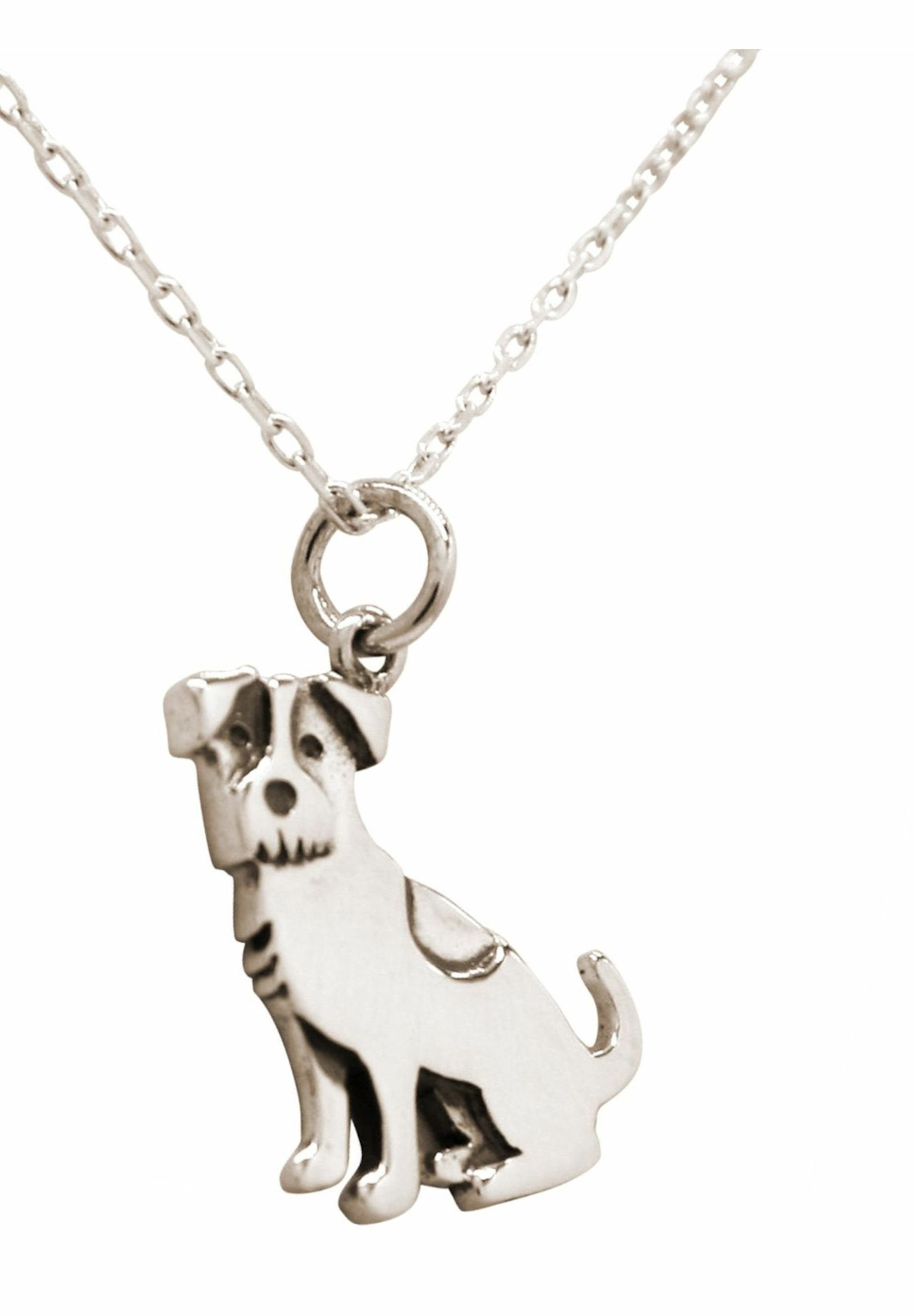 Gemshine Kette mit Anhänger Jack Russell Terrier Hund, 925 Silber, Made in günstig online kaufen