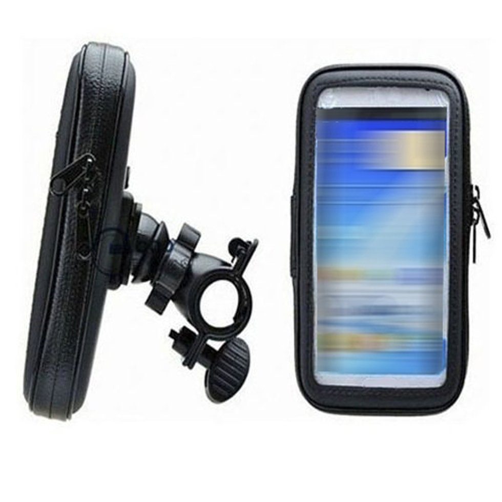 K-S-Trade Smartphone-Halterung, (Fahrrad-Halterung kompatibel mit Samsung  Galaxy A51 Handy-Halterung Halter Lenkstange Fahrradhalterung Motorrad Bike  Mount Wasserabweisend regensicher schwarz (1x)