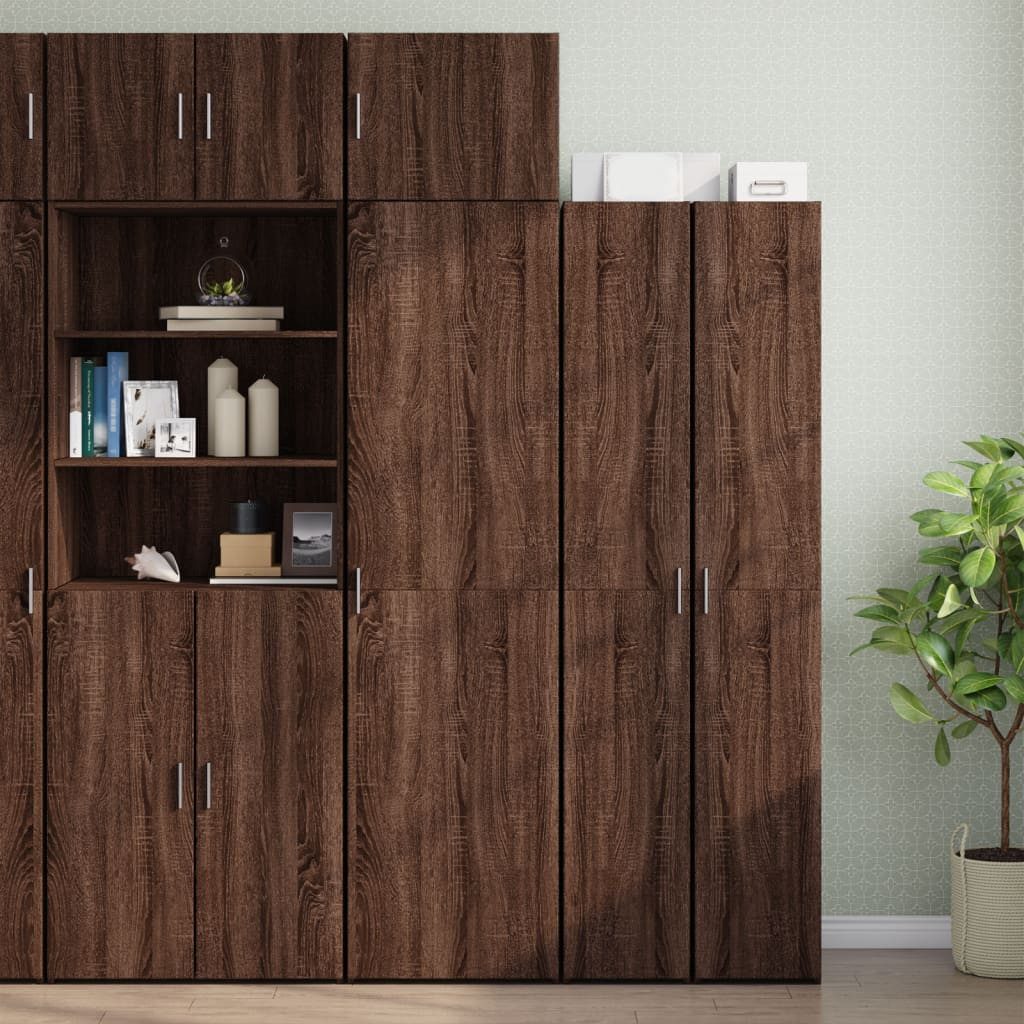 vidaXL Hängeschrank Wandschrank Braun Eichen-Optik 50x42,5x40 günstig online kaufen