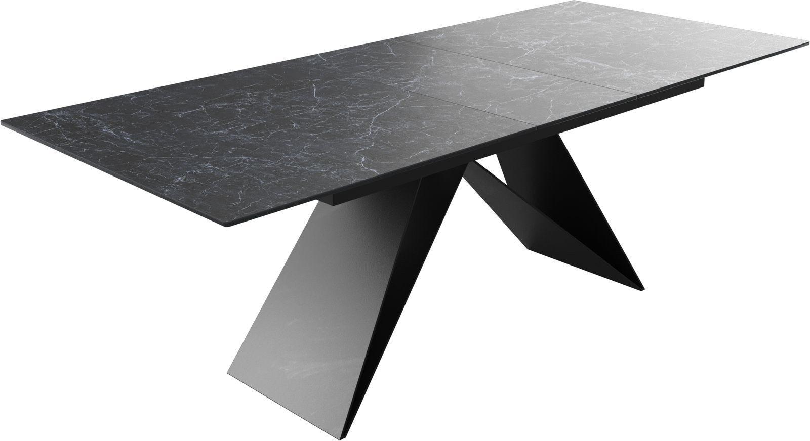 DELIFE Esstisch Edge, Keramik Laminam® Nero günstig online kaufen