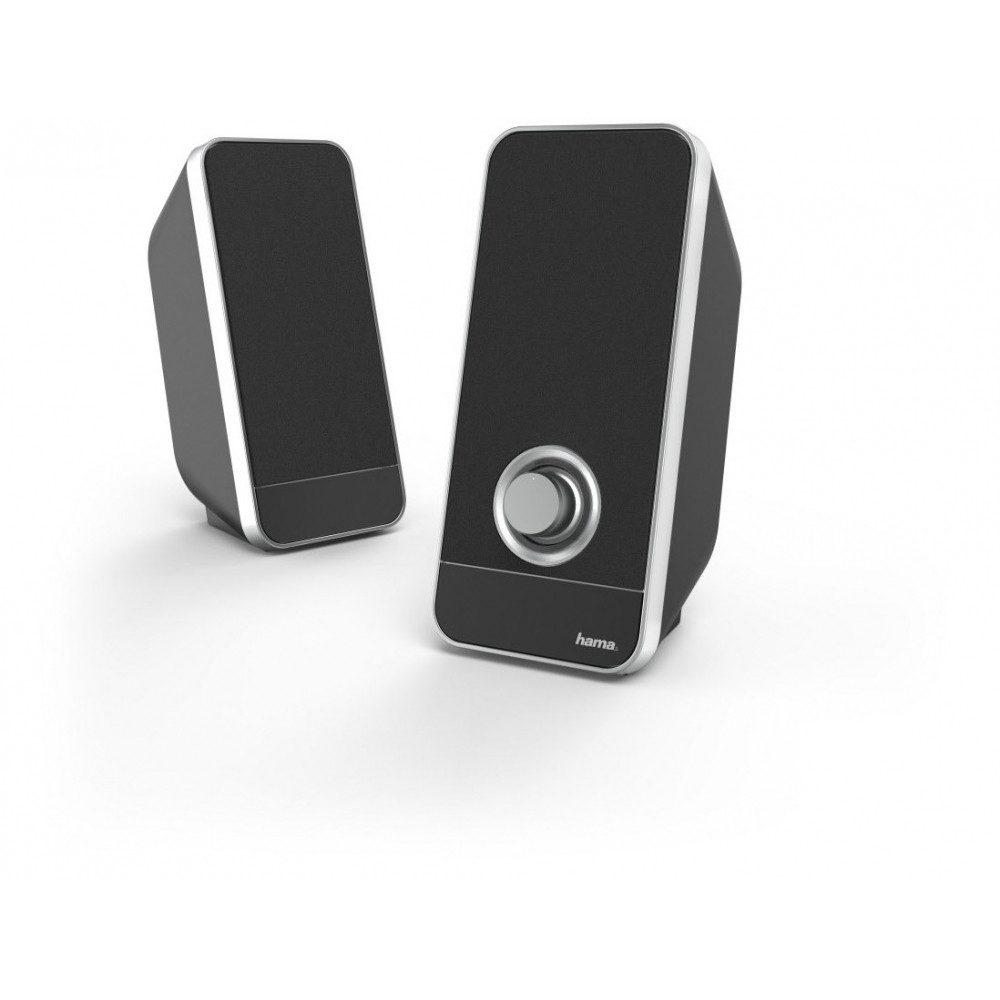 Hama Hama Sonic LS-206 Multimedia-Lautsprecher 2.0 PC-Lautsprecher (USB, USB Stromversorgung)
