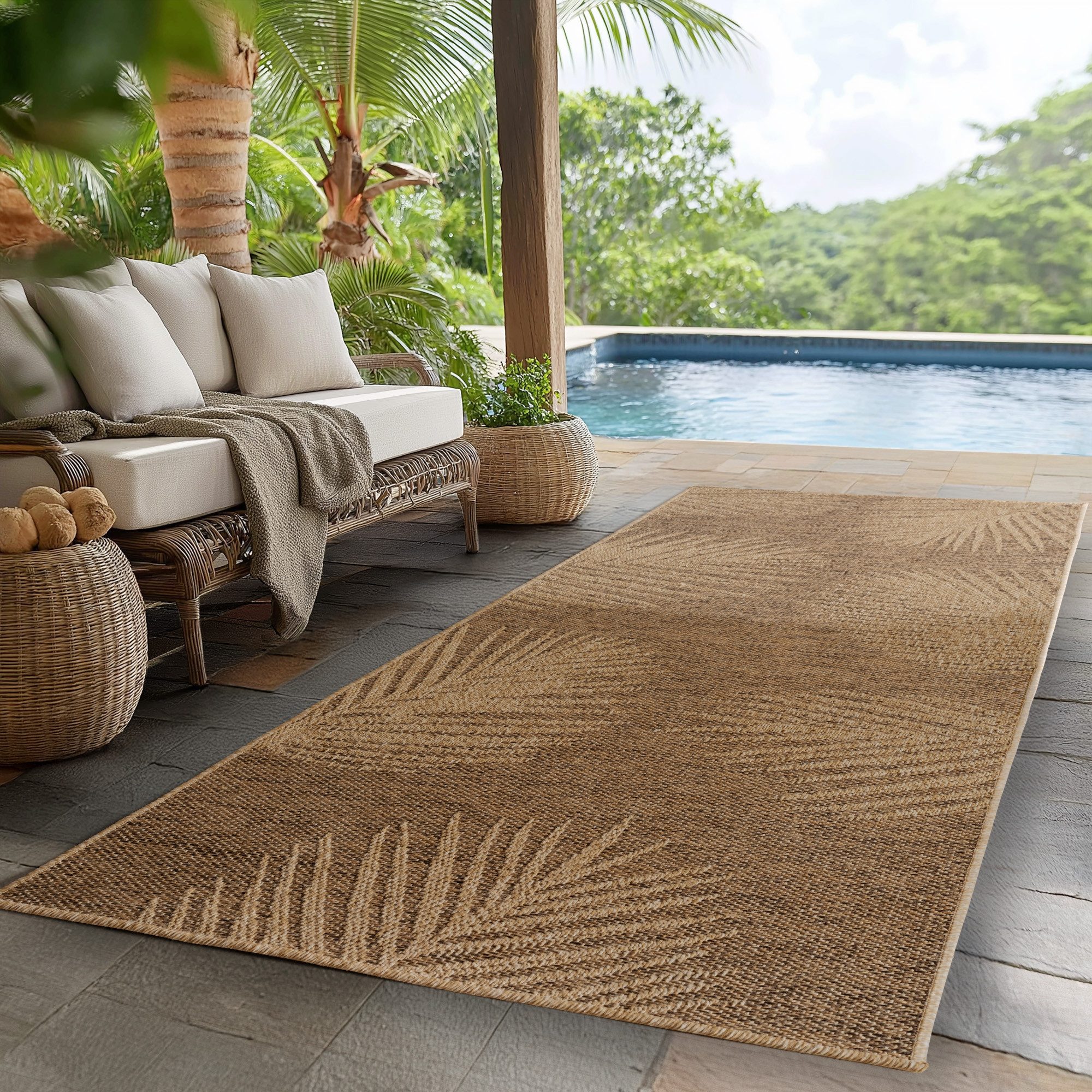 Ayyildiz Teppiche Outdoorteppich TIMBER 1403, rechteckig, günstig online kaufen