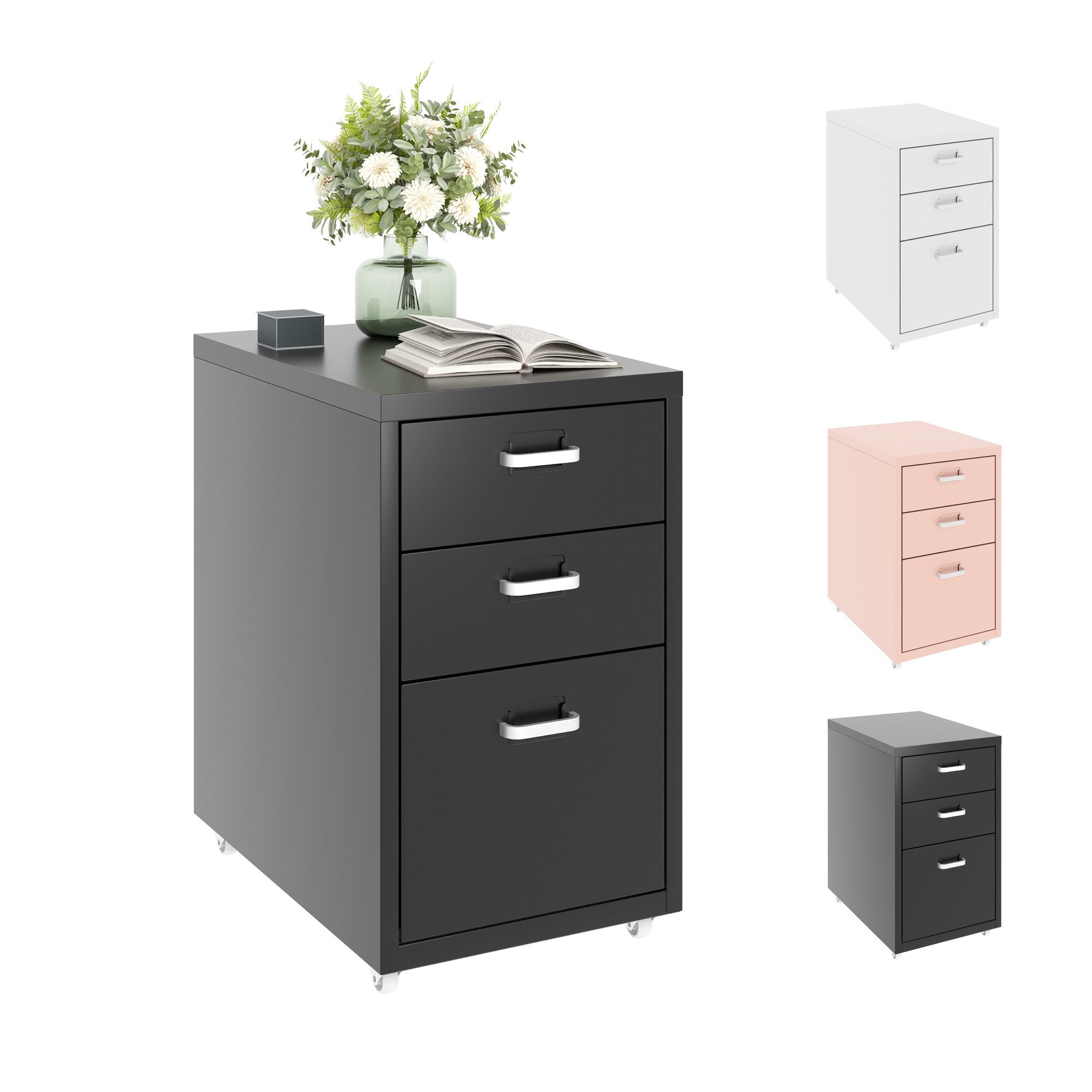 FLEXISPOT Container Rollcontainer für Ihr Büro&Home-Office, 28x48x41 cm (mo günstig online kaufen