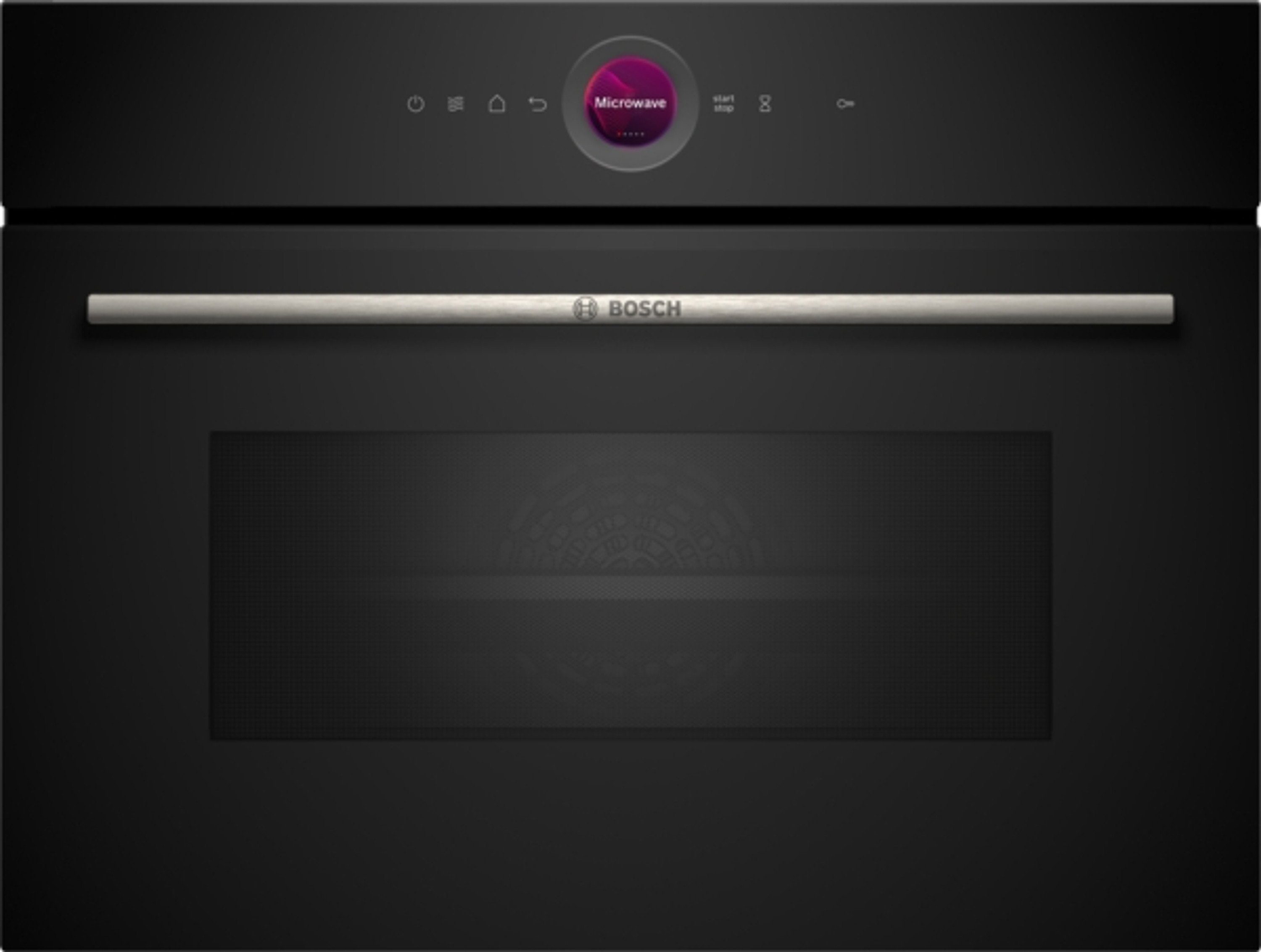 BOSCH Mikrowelle CEG732XB1, -, 36 l, Bedienring, TFT-Touchdisplay, Reinigungsunterstützung