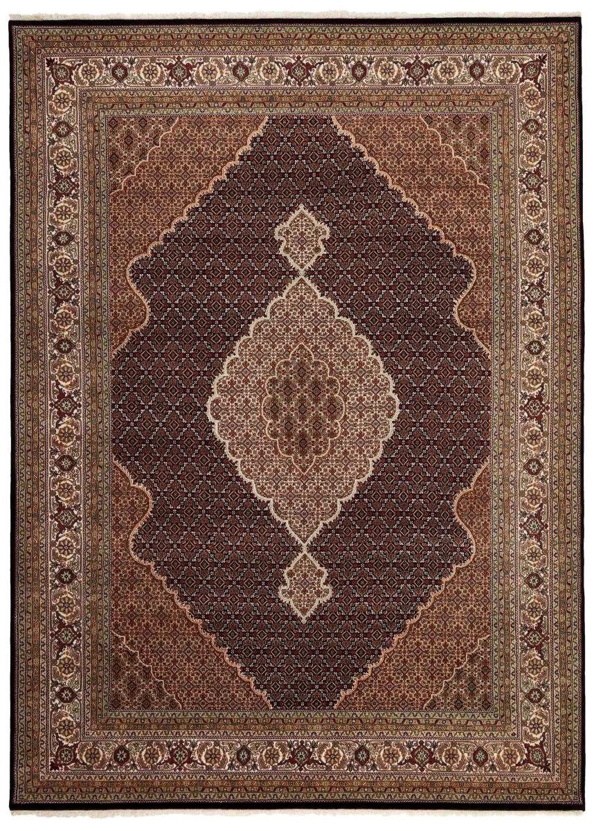 Orientteppich Indo Täbriz 268x369 Handgeknüpfter Orientteppich, Nain Trading, rechteckig, Höhe: 12 mm