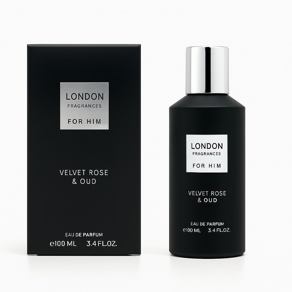 Fine Perfumery London Eau de Parfum London Fragrances For Him Samtrose & Oud Made in England 100 ml