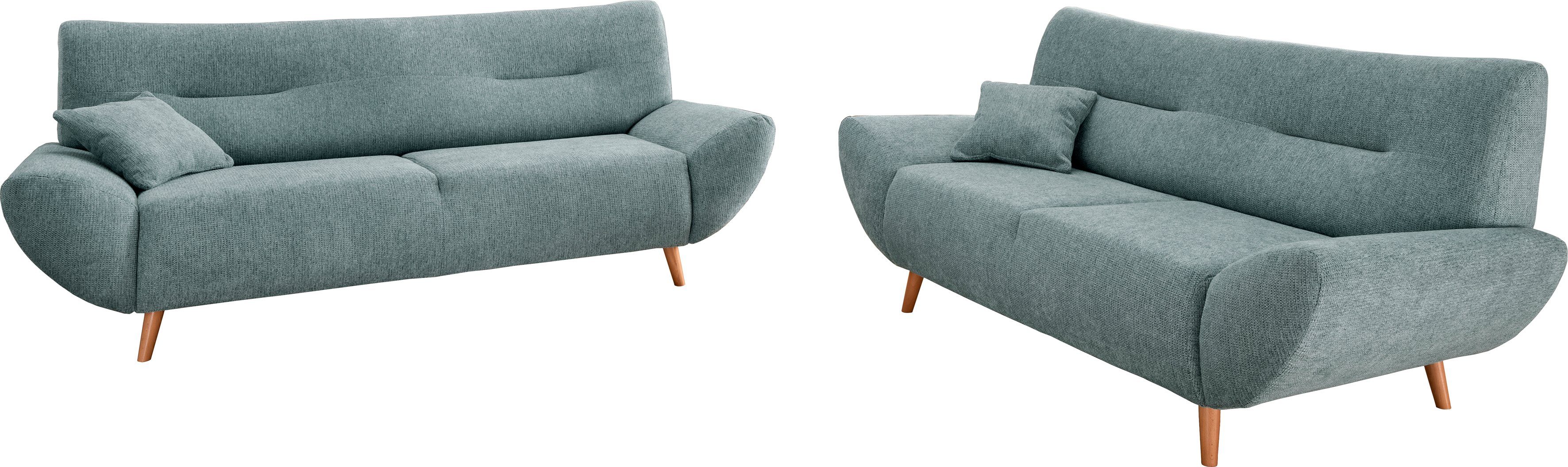 Home affaire Polstergarnitur Drago, modern und zeitlos, aktuelle Formenspra günstig online kaufen