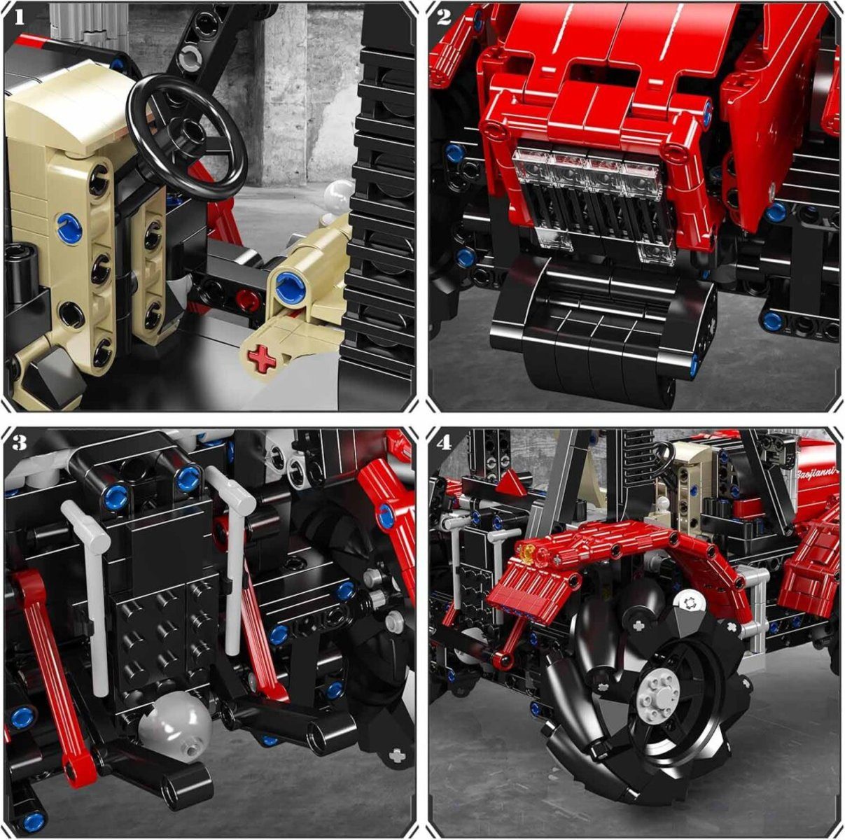 Mould King Mould King 18037 Wheeled Tractor Spielbausteine – Bild 2 von 5