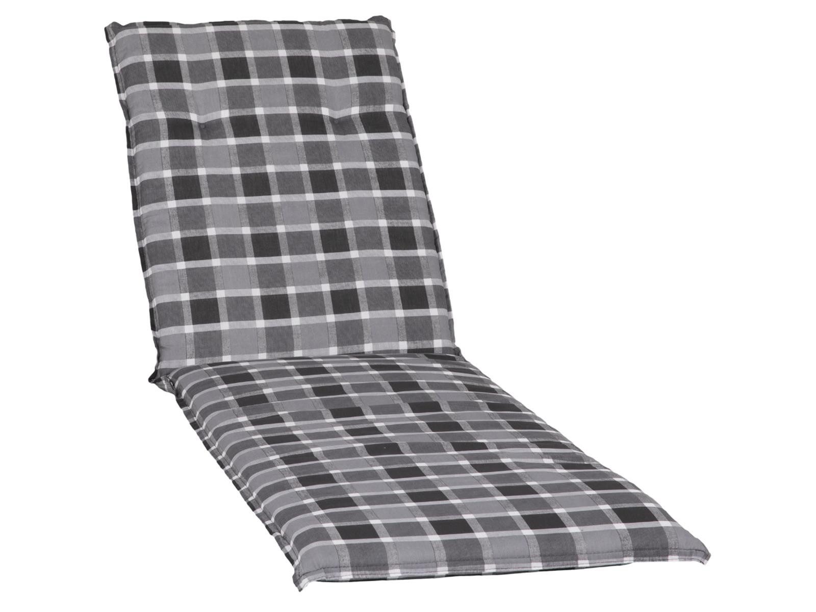 Green Spirit Polsterauflage Auflagen-Serie »Belgrad« karo grau, (Set, 1 St., 1-tlg)