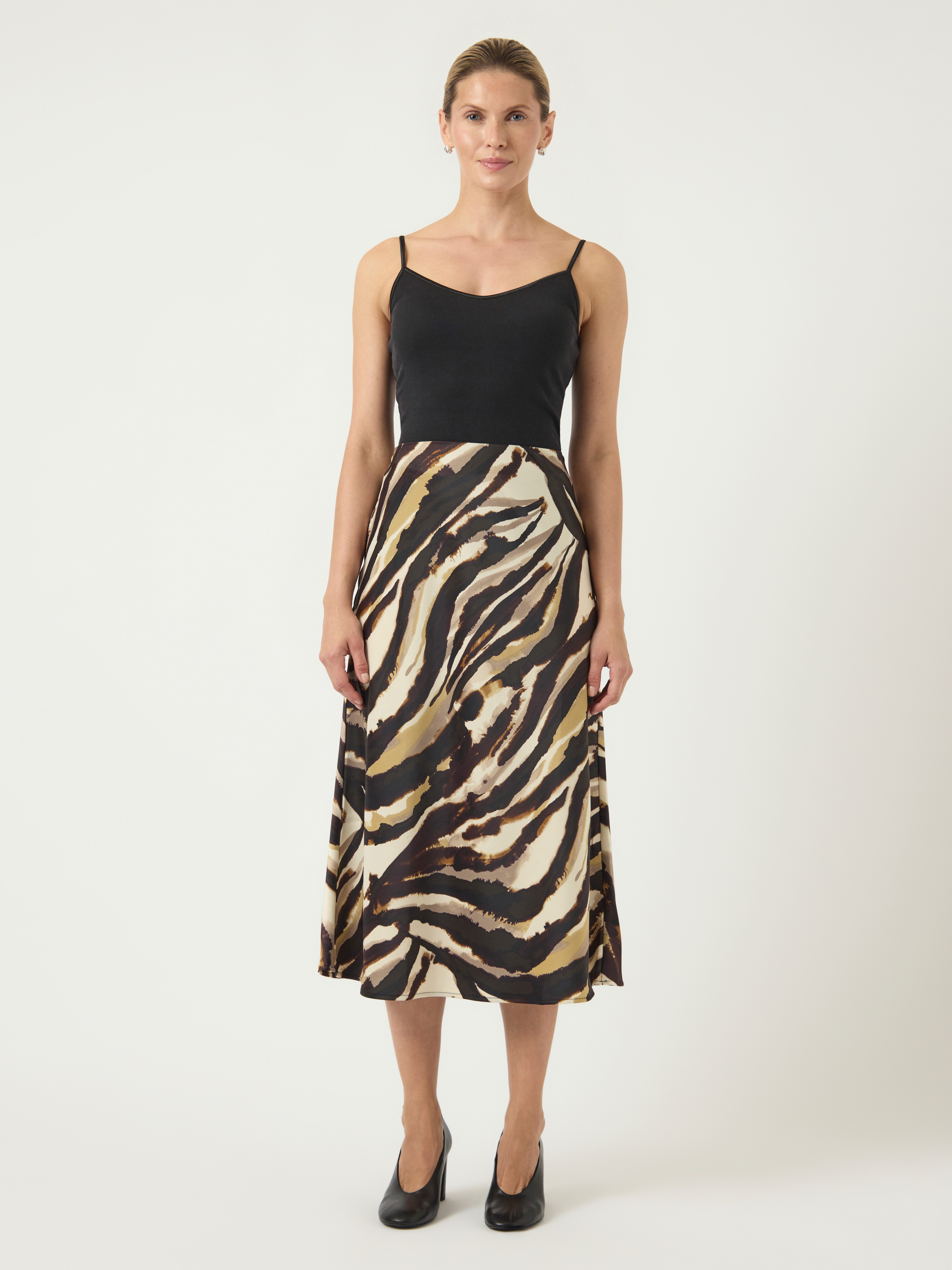Y.A.S Midirock YASPELLA HW MIDI SKIRT S. NOOS