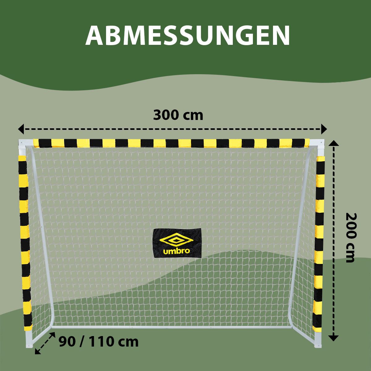 Umbro Fußballtor Umbro Fußballtor 300x200 cm