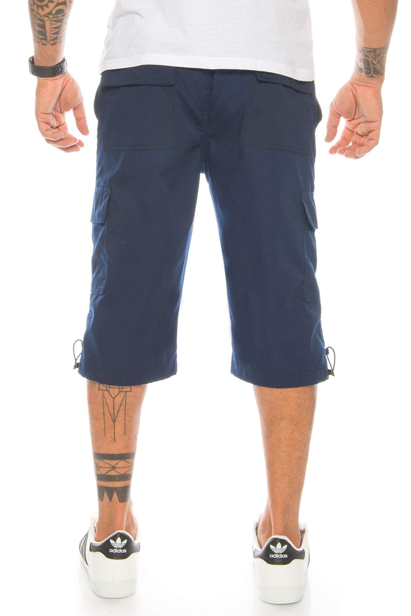 Kendindza Collection Cargoshorts Bermuda Shorts Herren Kurze Hose Herren 3/4 Hose Cargo Shorts Kurze Hose Herren Cargoshorts Herren Sommer Stretch Gummibund