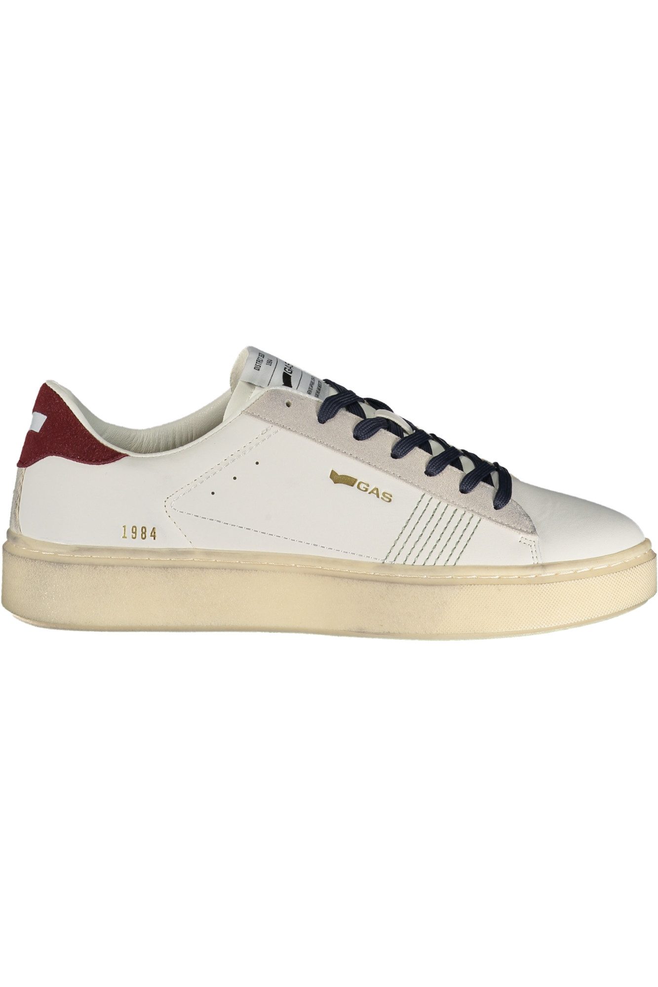 GAS Sneaker Eleganter Herrensneaker: Weiß mit