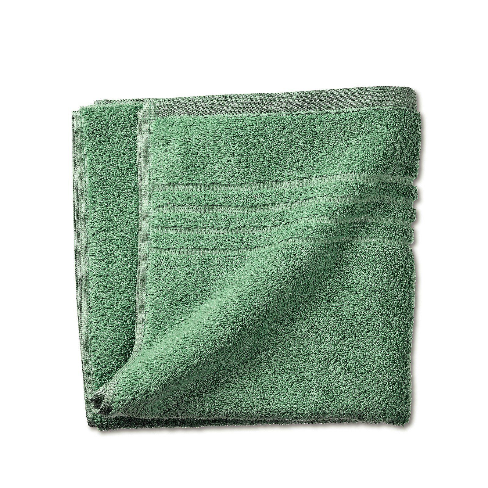 Bordüre Leonora, bis 60°C, salbeigrün waschbar mit Handtuch kela