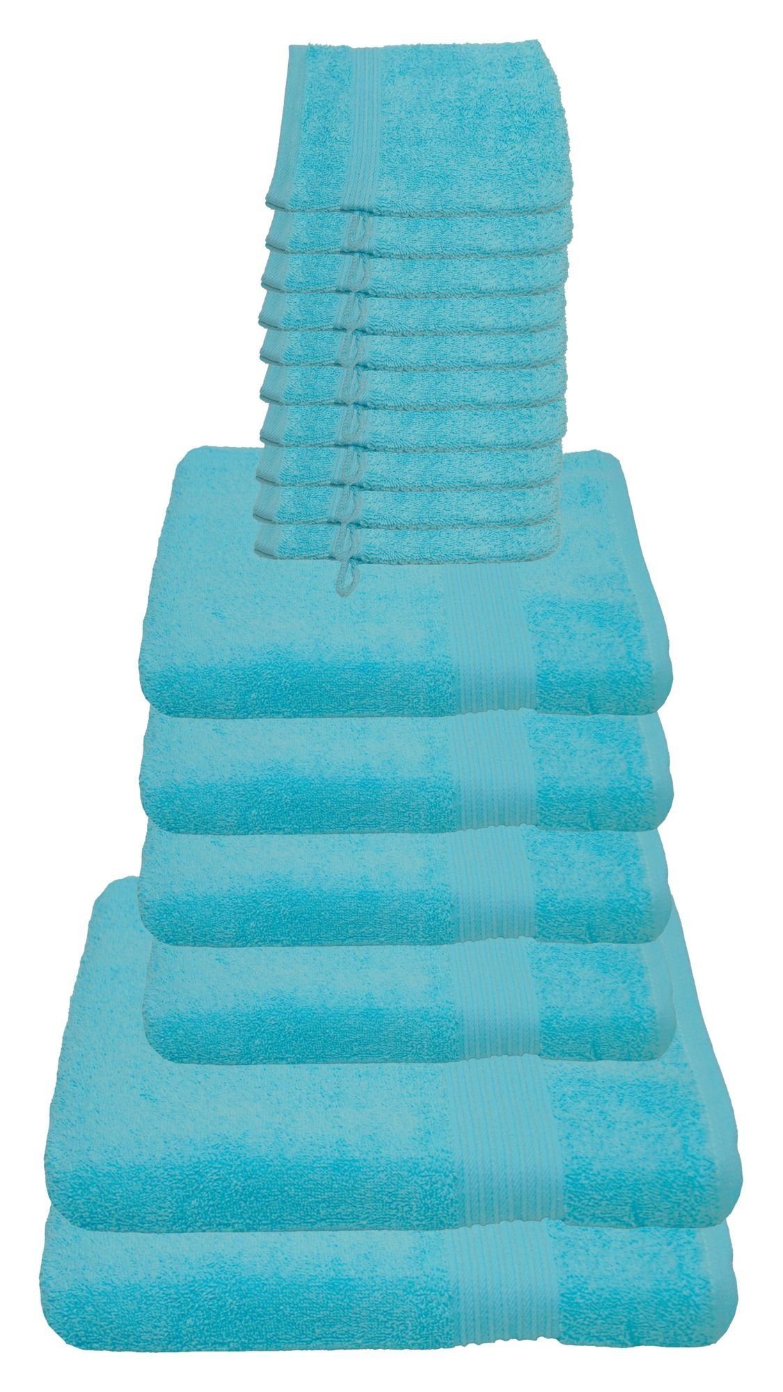 Julie Julsen Handtücher 16-Handtücher-Babyblau, Baumwolle (16-St) günstig online kaufen