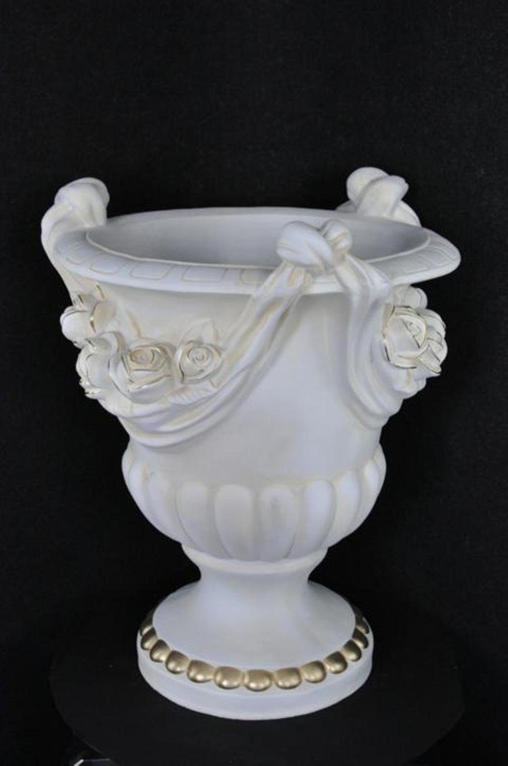 Skulptur Vasen 0857 Blumen Handarbeit Vase XXL Pokal JVmoebel Kelch Topf Deko Design