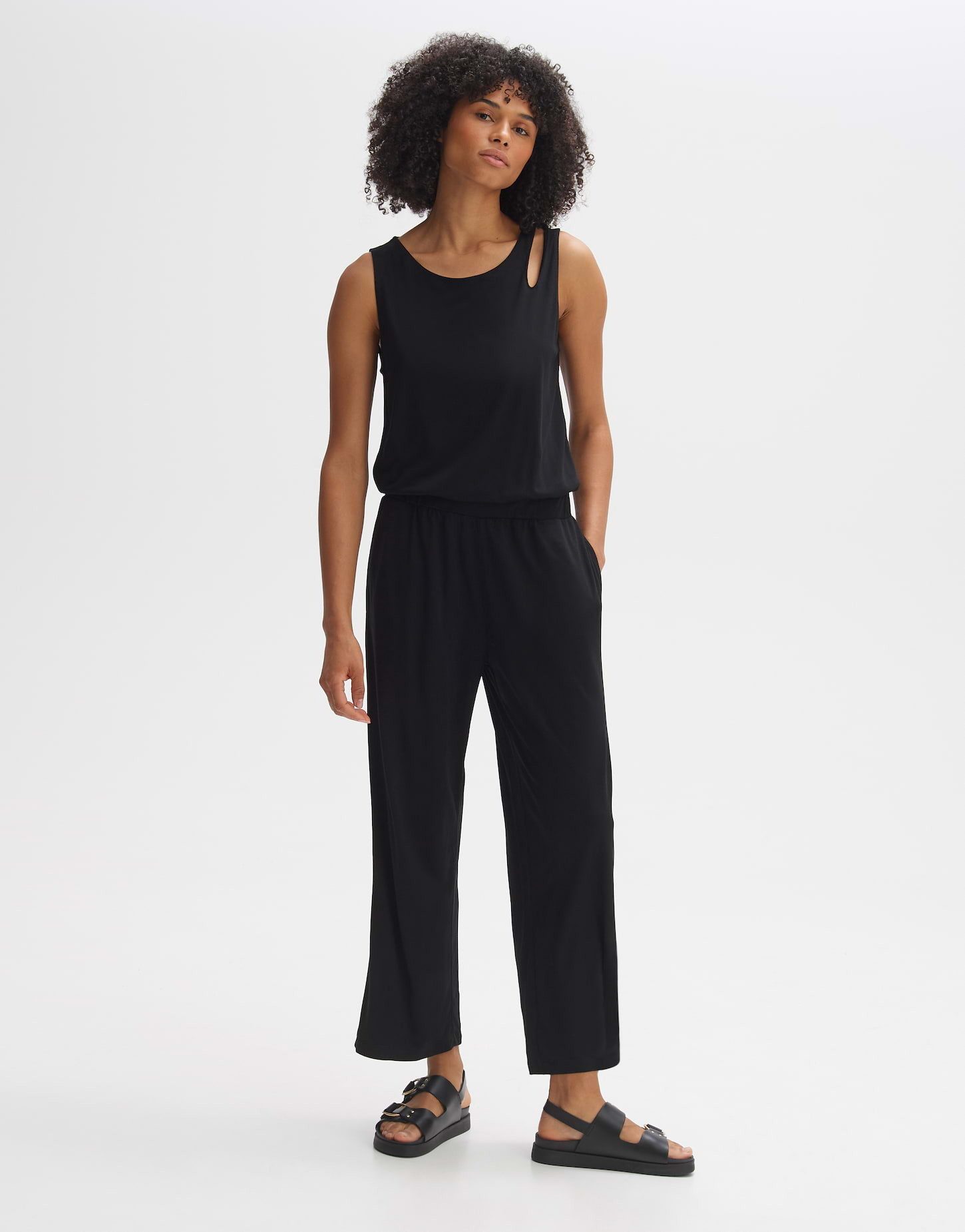 OPUS Jumpsuit Melpani lockere Passform Jersey