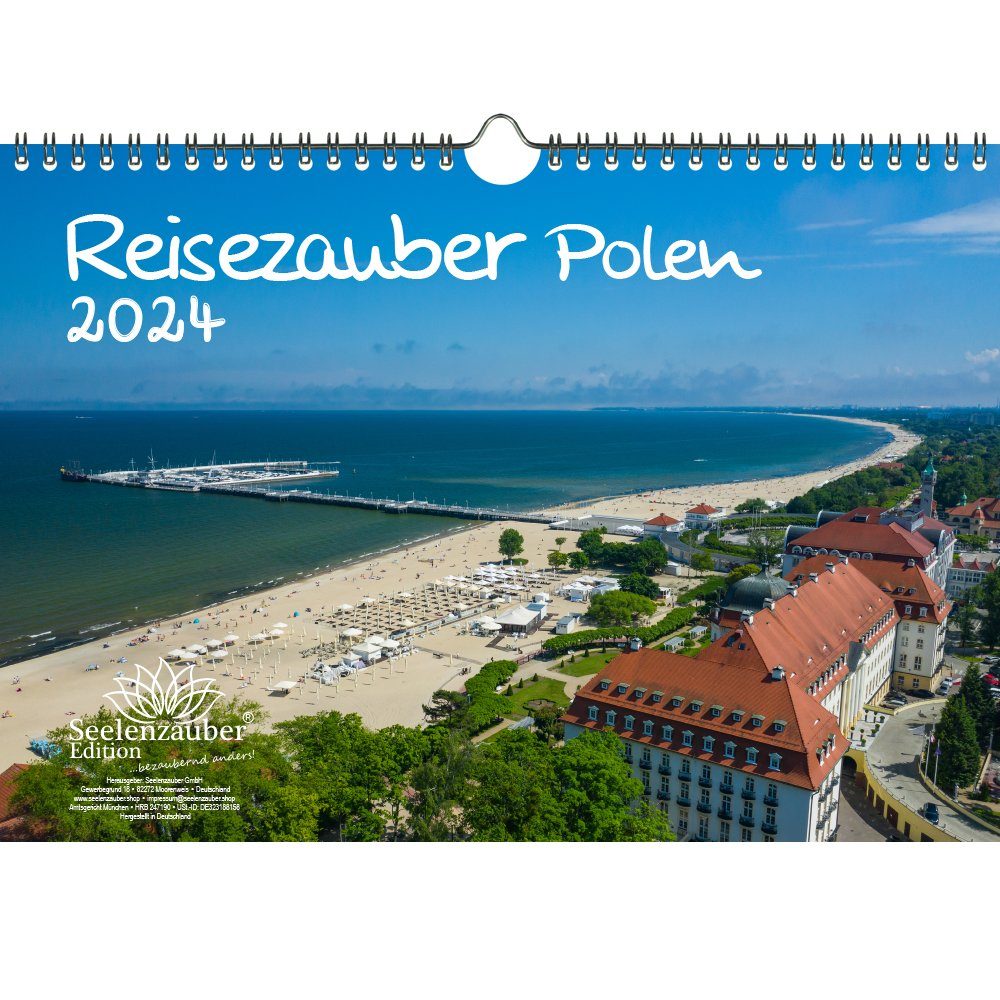 Seelenzauber Wandkalender Reisezauber Polen DIN A4 Kalender für 2024 