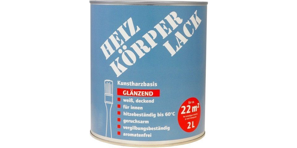 Lack Wilckens Heizkörperlack 2 L weiß glänzend