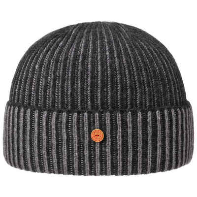 Mayser Beanie (1-St) Kaschmirmütze mit Umschlag, Made in Italy