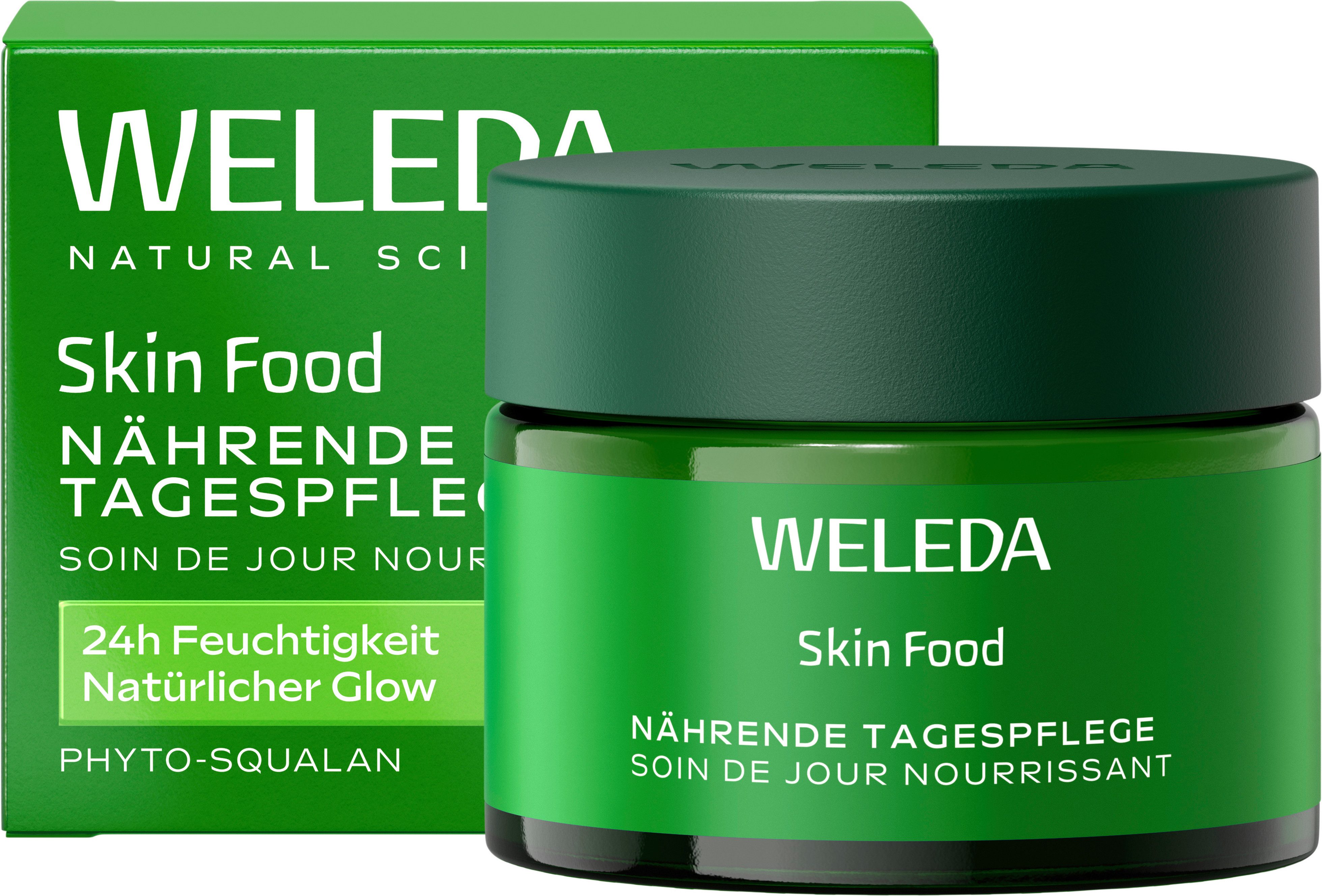 WELEDA Tagescreme SKIN FOOD NÄHRENDE TAGEPFLEGE, für trockene Haut, spendet langanhaltende Feuchtigkeit & Glow