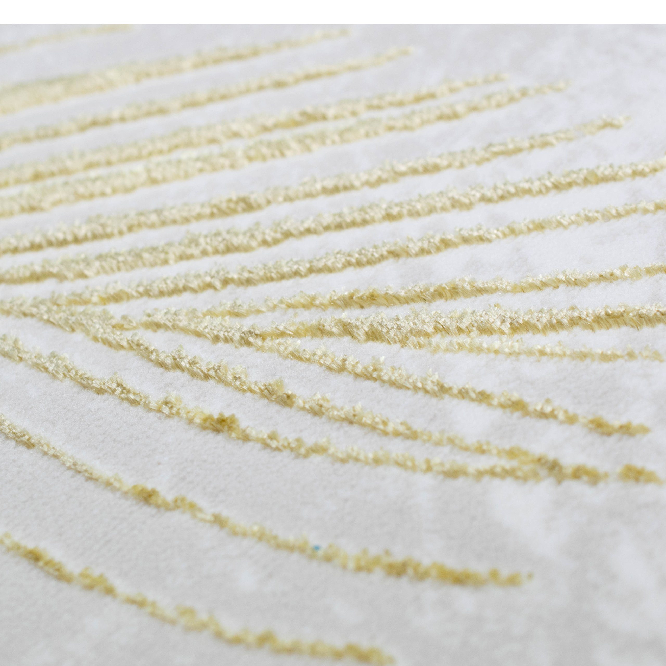 Carpetia Teppich Moderner Designerteppich mit Palmenzweigen creme gold, rec günstig online kaufen