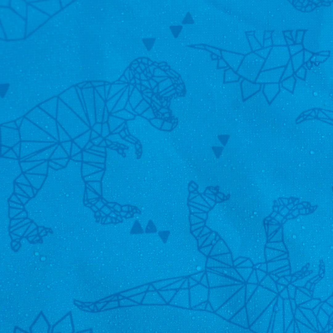 blau Splash mit Rainshell Magic Kapuze Effekt und Regenjacke suebidou Dinos Regenjacke