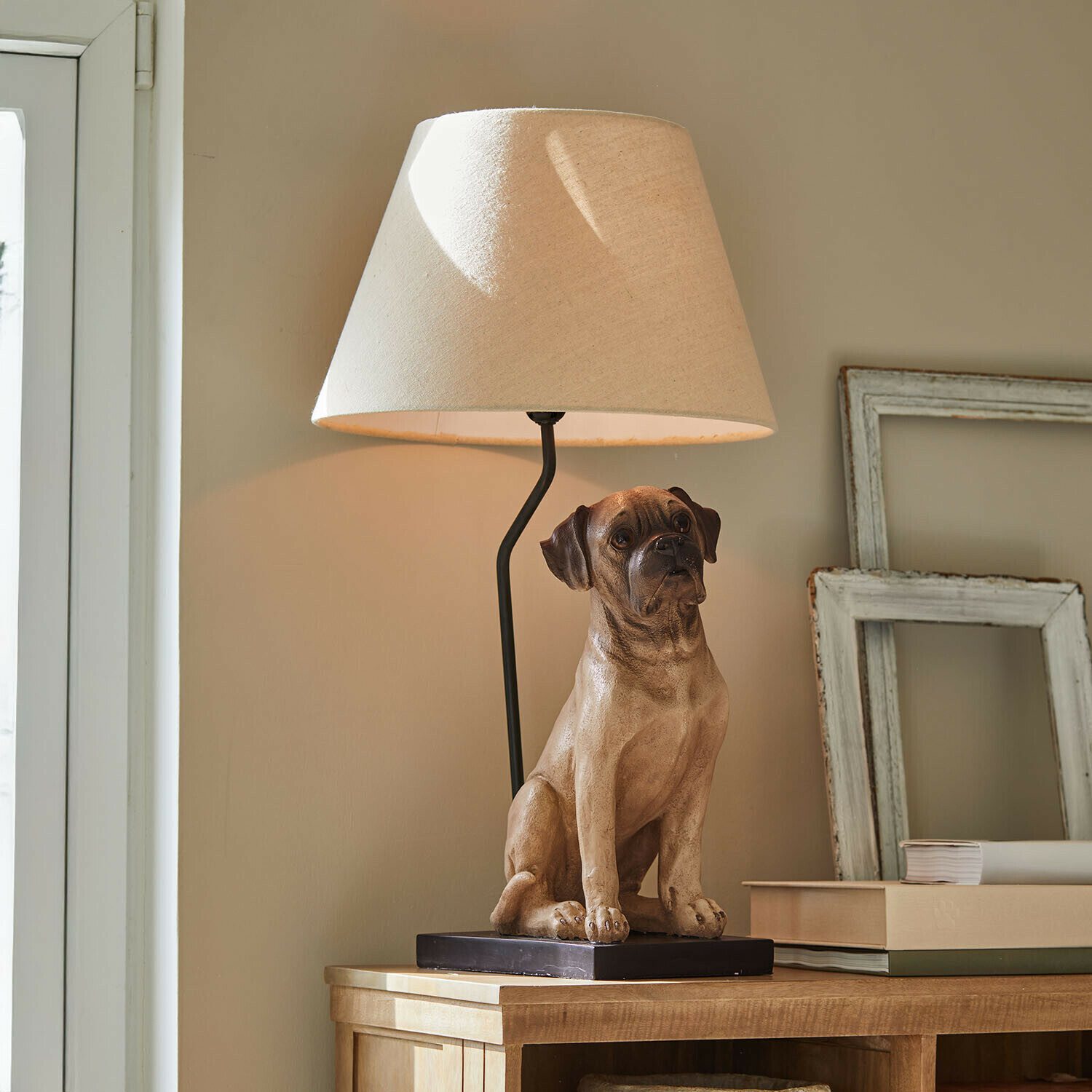 Mirabeau Tischleuchte Tischlampe Amélura creme