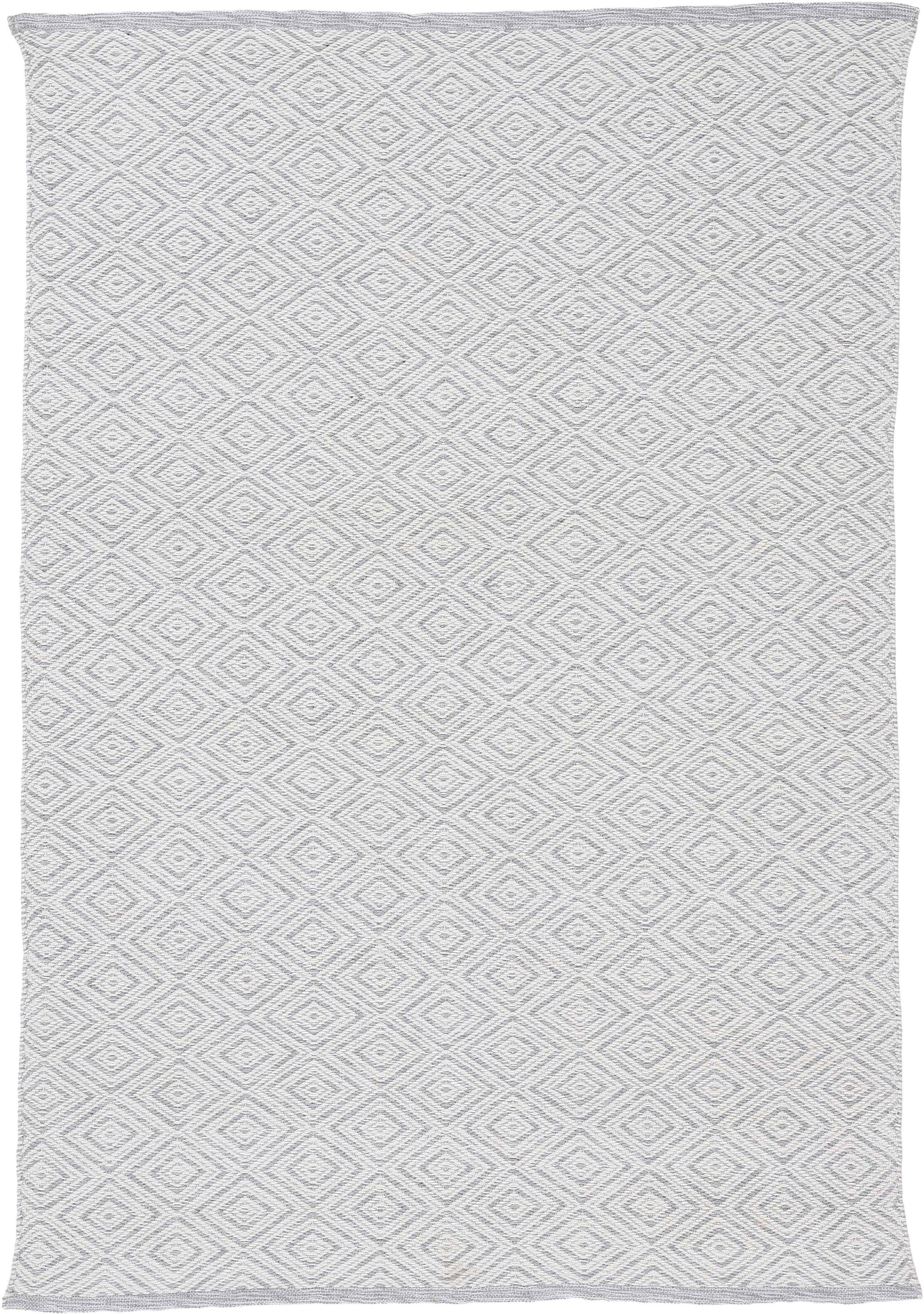 Flachgewebe, Teppich 100% Sisal Wendeteppich, 200, recyceltem rechteckig, grau carpetfine, Frida Optik Höhe: (PET), Material mm, 7