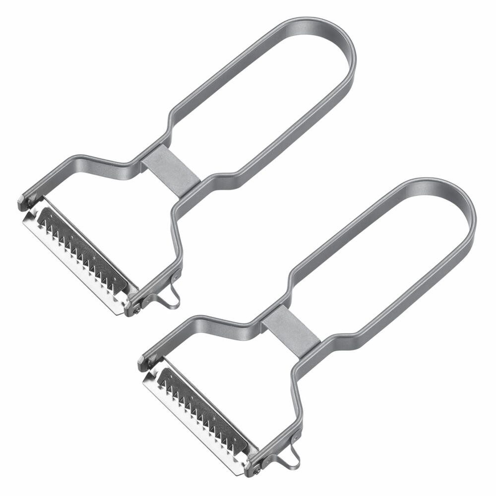 WESTMARK Sparschäler 2 Stk., für dünne Gemüsestreifen für Suppen- & Wok-Perfektion, Made in Germany, spülmaschinengeeignet, robust, langlebig