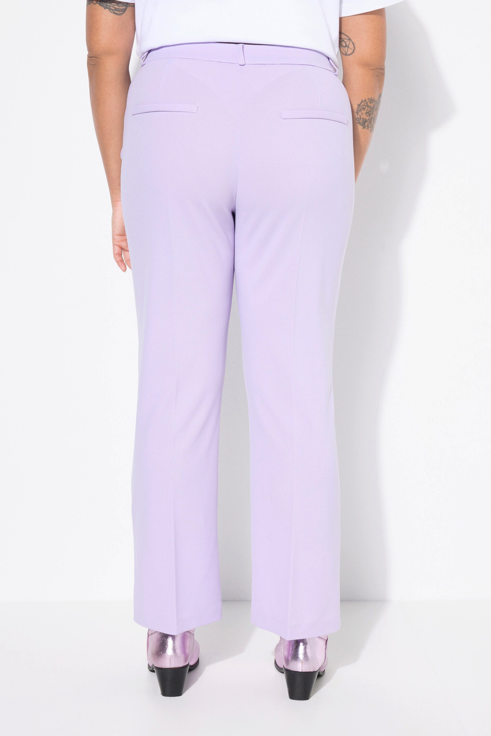 Angel of Style Funktionshose Hose gerades Bein Knopfverschluss