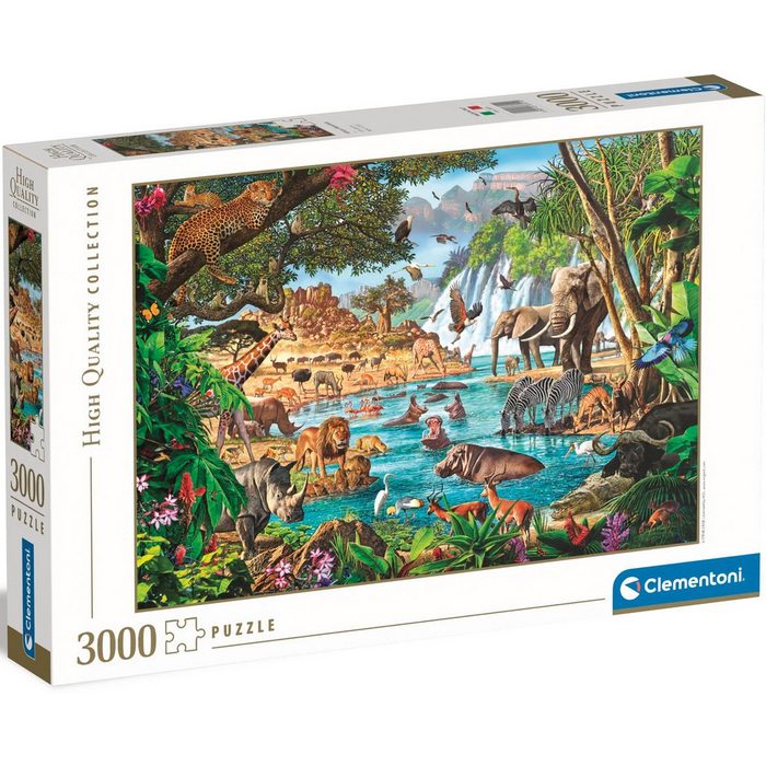 Clementoni® Puzzle High Quality Collection Wasserstelle 3000 Puzzleteile Made in Europe FSC® - schützt Wald - weltweit