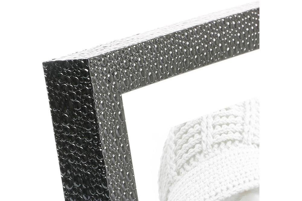 Dekonaz Bilderrahmen Dekonaz Tropfen Motiv Große Größe Photorahmen, Schwarz, 13x18cm