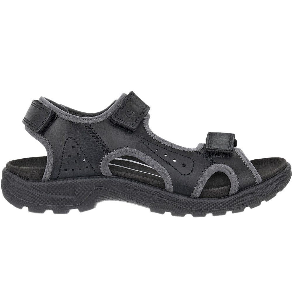 Ecco Hike Sandal 3 Straps Herren Sandalen Pantoletten Leder 532304-02001 Sandalette Komfort