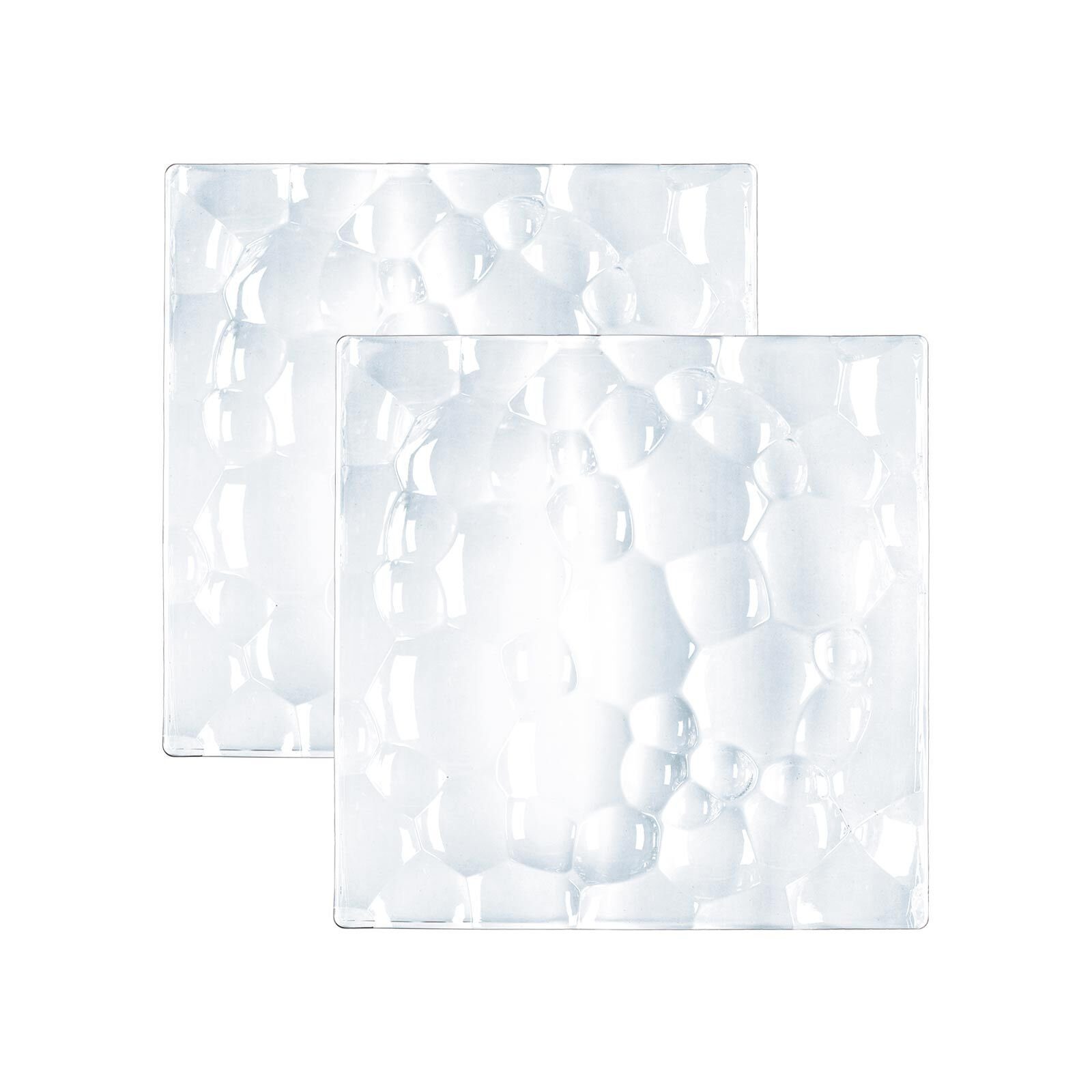 Nachtmann Servierplatte Sphere Platte quadratisch 21 x 21 cm 2er Set, Glas, (2-tlg)