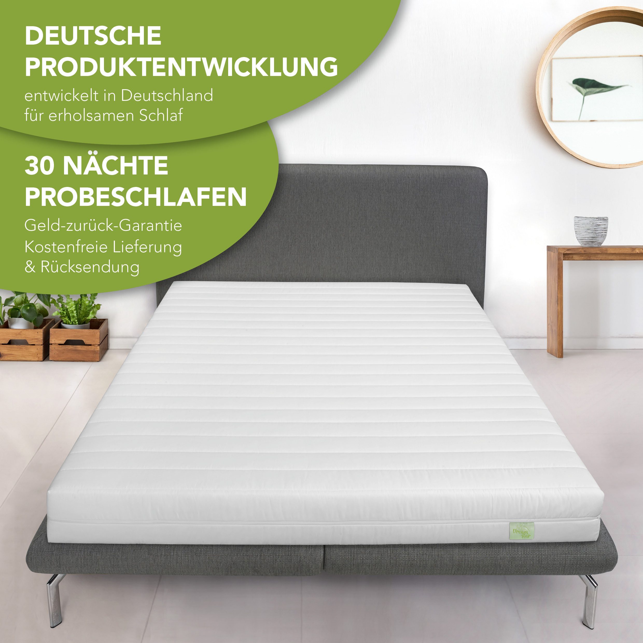 Kaltschaummatratze Simple Flex, 7-Zonen Wendematratze mit günstig online kaufen