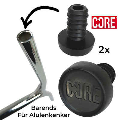 Core Action Sports Stuntscooter Core Barends Plugs Stunt-Scooter Alu Lenker-Stopfen (1 Paar) Schwarz