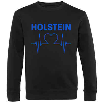 multifanshop Sweatshirt Holstein - Herzschlag - Pullover