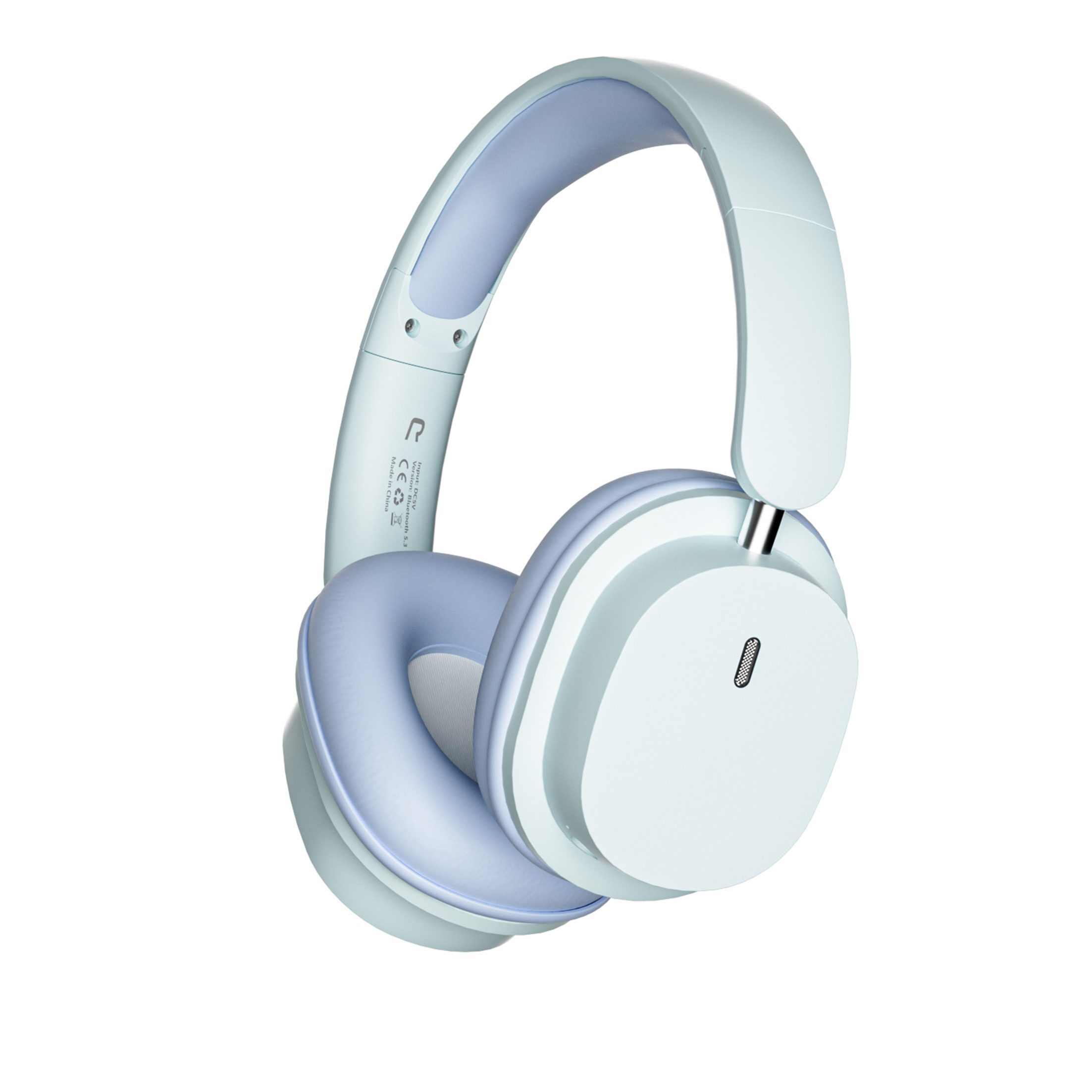 KINSI Over-Ear Bluetooth-Kopfhörer mit Geräuschunterdrückung,kabellos Bluetooth-Kopfhörer (für Gaming, extra lange Akkulaufzeit)