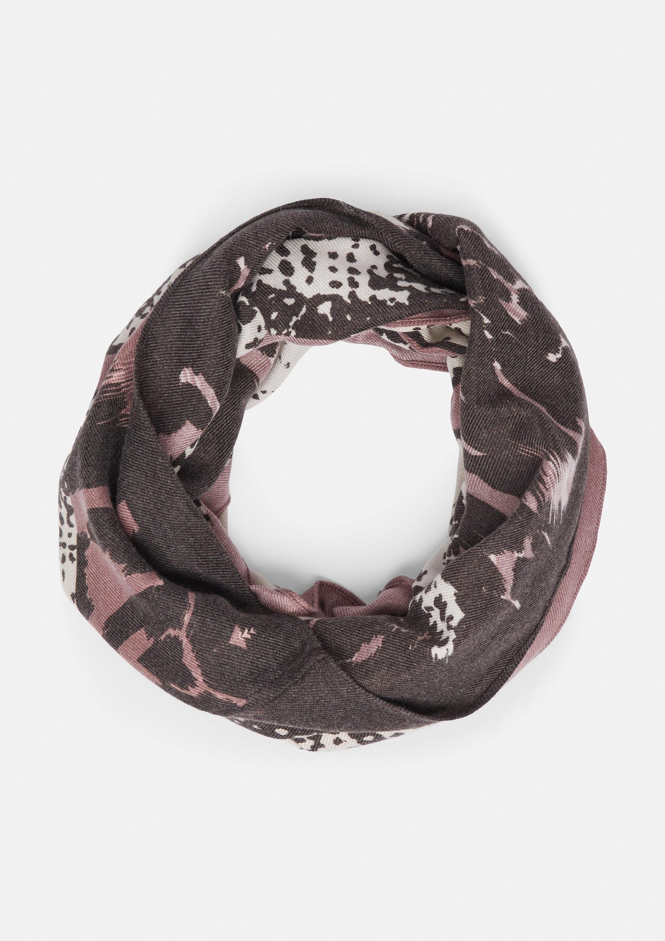 comma Loop Tuch, Gemusterter Loopschal aus günstig online kaufen