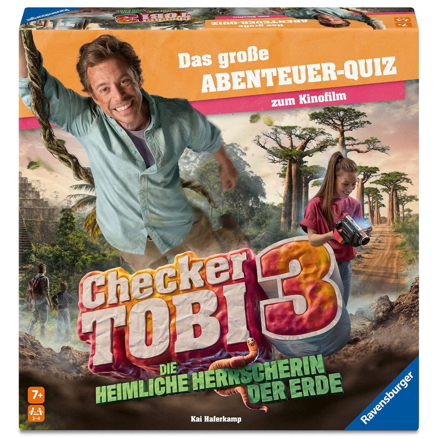 Ravensburger Spiel Checker Tobi - Das große Abenteuer-Quiz - Kinderspiel ab 7 Jahre