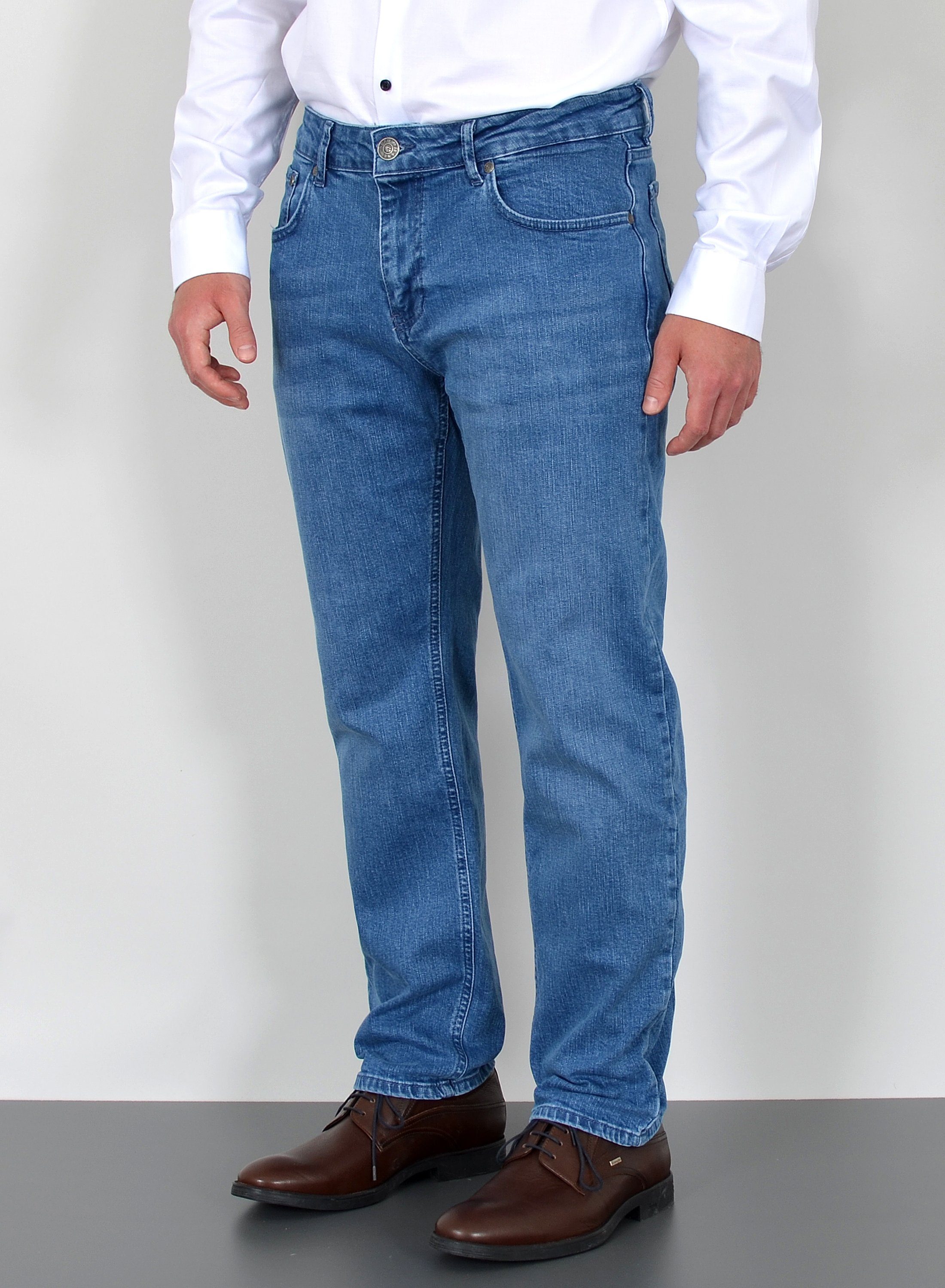 ADAM JEANS Straight-Jeans Herren Jeans Straight Hose Stretch Regular Fit Je günstig online kaufen