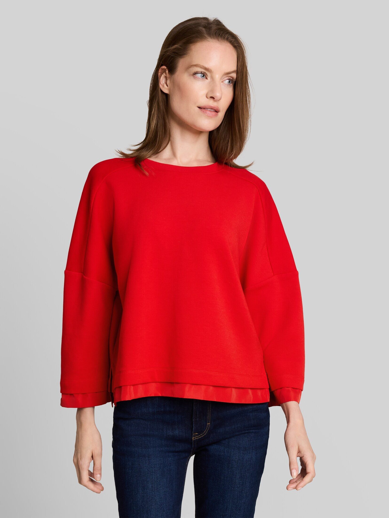 TOM TAILOR Sweatshirt Strick & Sweatshirts Loose Fit Sweatshirt mit 7/8-Arm